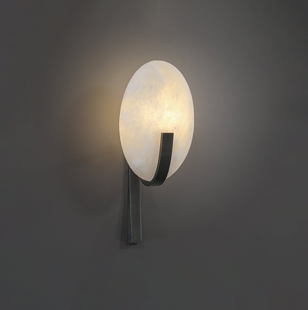 Alice Alabaster Plug-In Wall Light, Plug-In Wall Sconce, detail 16