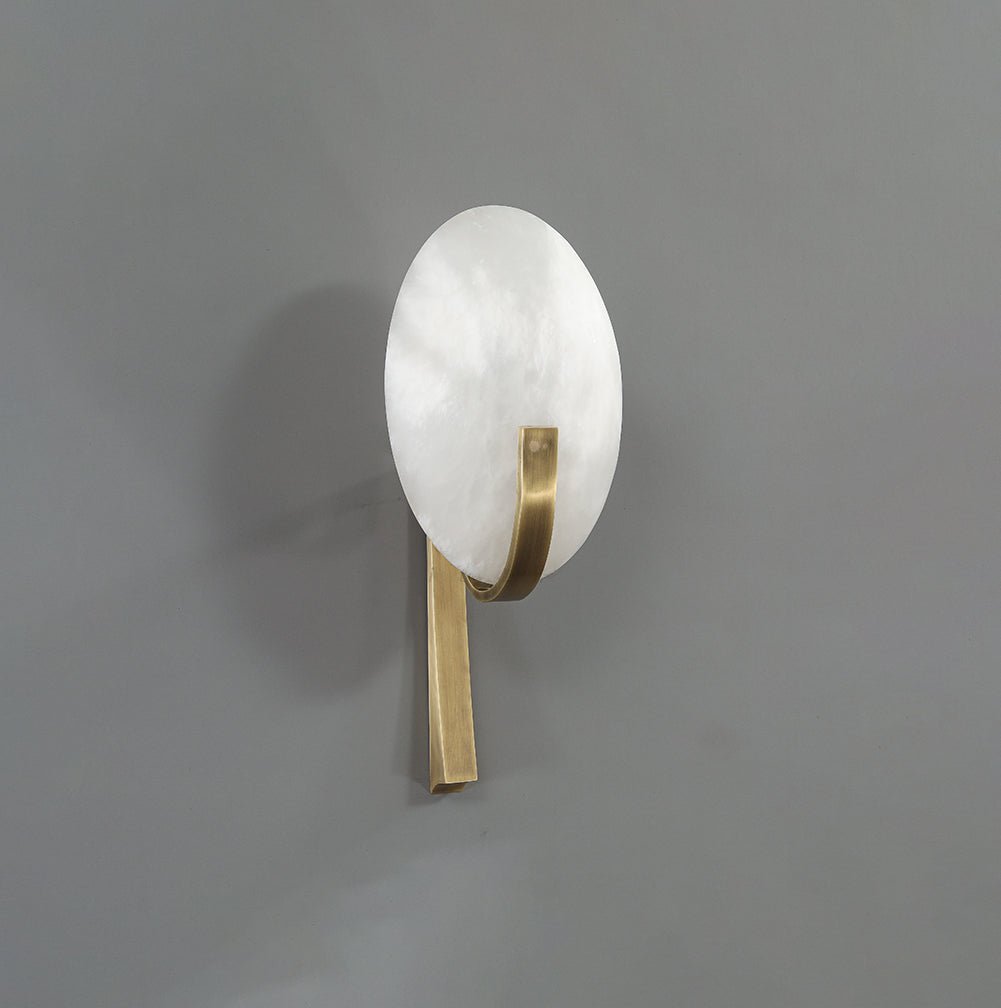 Alice Alabaster Plug-In Wall Light, Plug-In Wall Sconce, detail 17