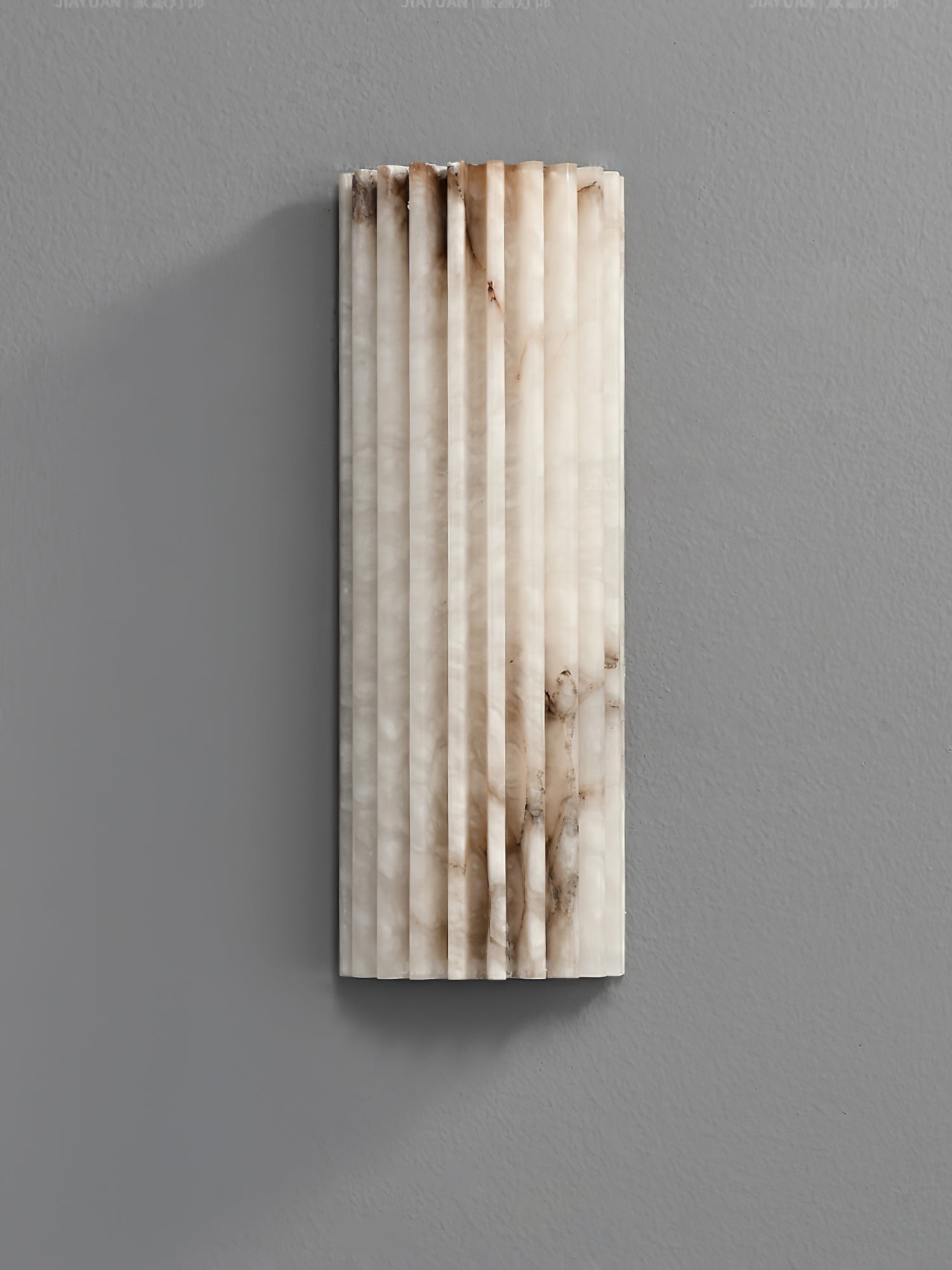 Alvia Alabaster Wall Light, Hardwired Wall Sconce, detail 7