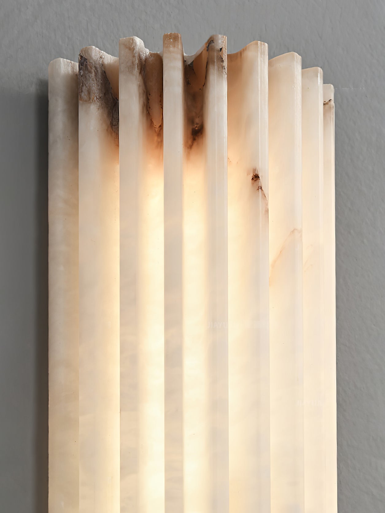 Alvia Alabaster Wall Light, Hardwired Wall Sconce, detail 10