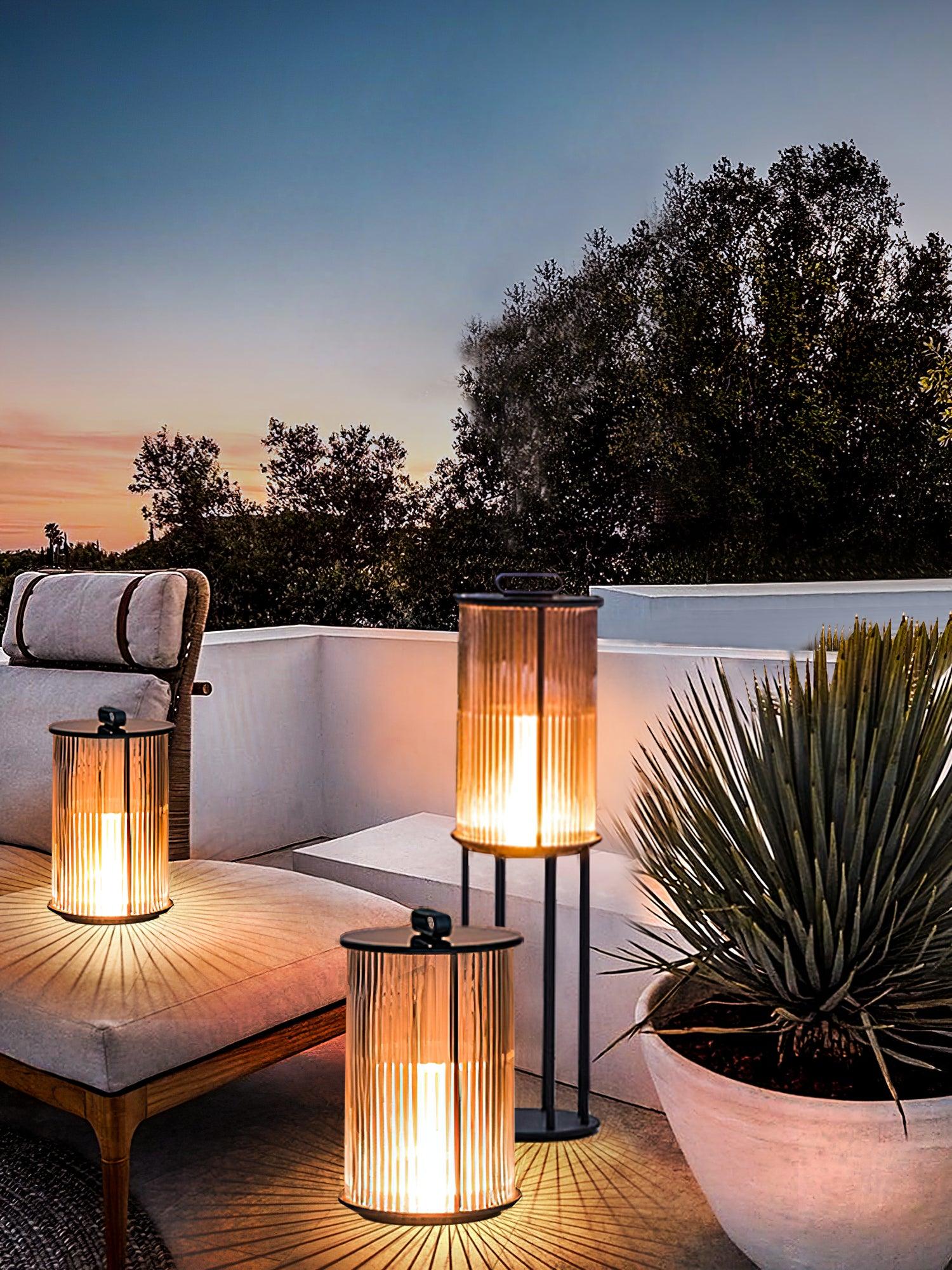 Lantern Garden Solar Exterior Light - ∅ 7.9″ x H 14.2″ Stainless Steel, Outdoor Wall Light, detail 25