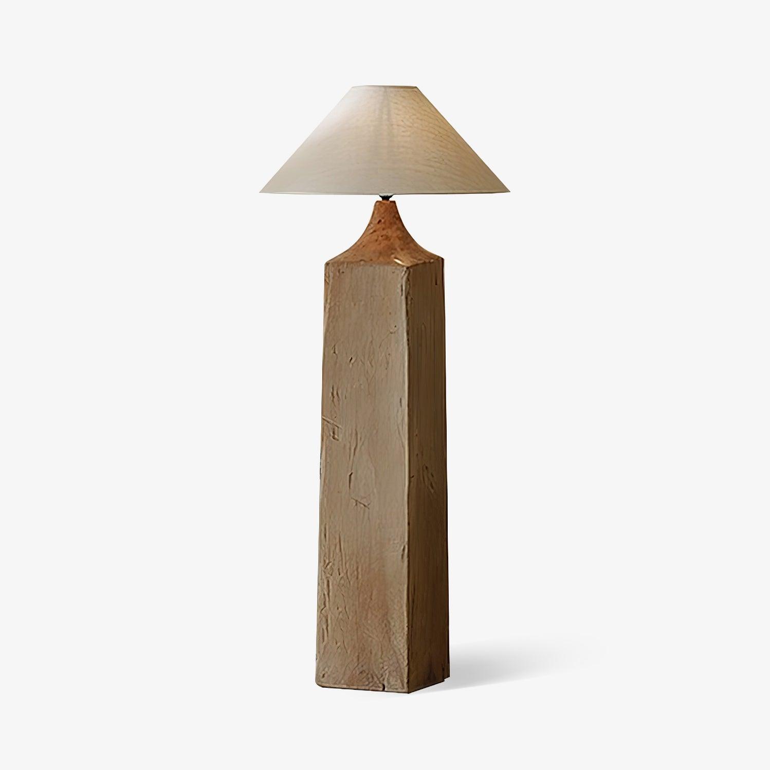 Arboreal Whisper Floor Lamp floor lamp in metal, wood, iron, fabric | Tianguang Select