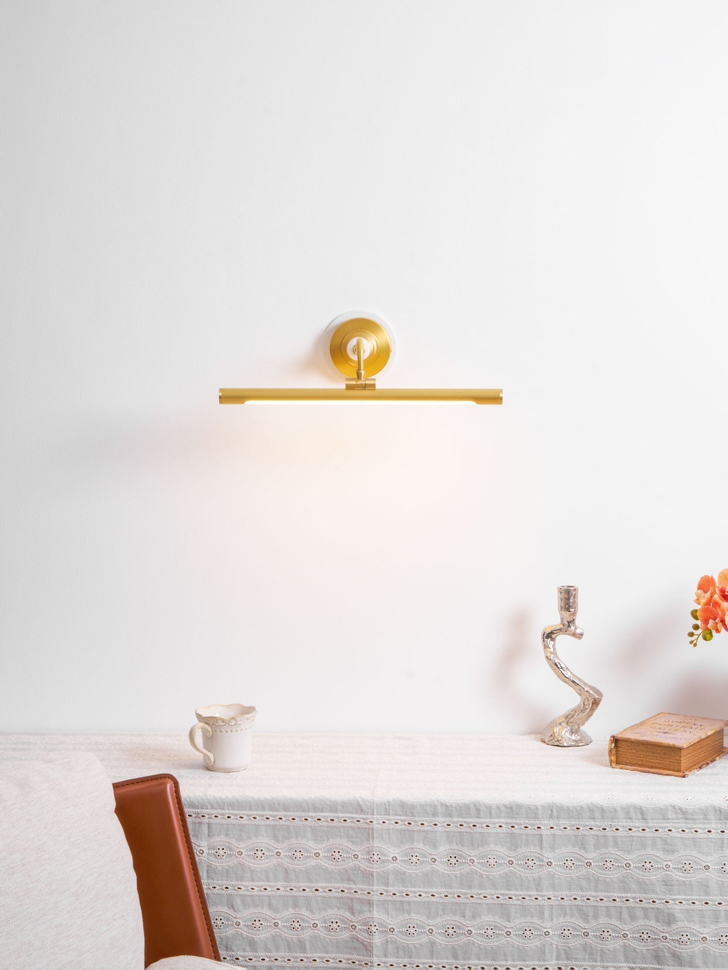 Archer Art Linear Wall Light, Hardwired Wall Sconce, detail 30