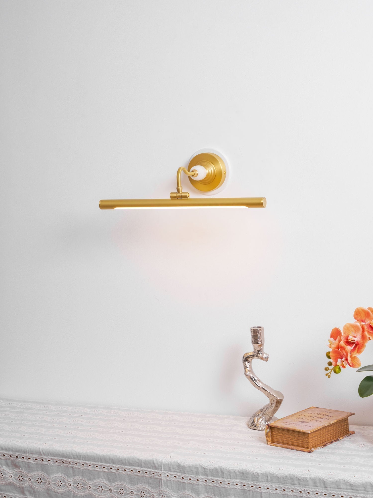 Archer Art Linear Wall Light, Hardwired Wall Sconce, detail 26