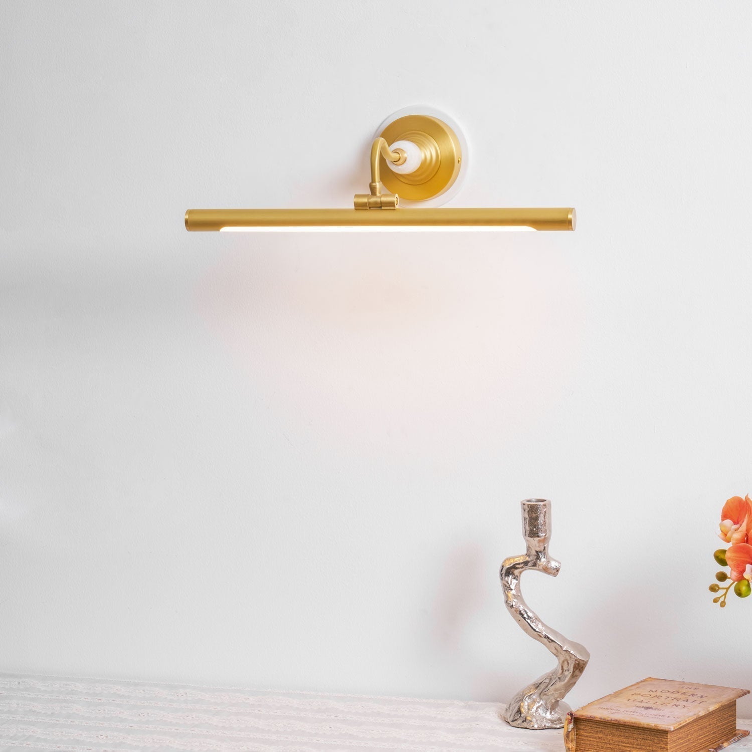 Archer Art Linear Wall Light, Hardwired Wall Sconce, detail 23