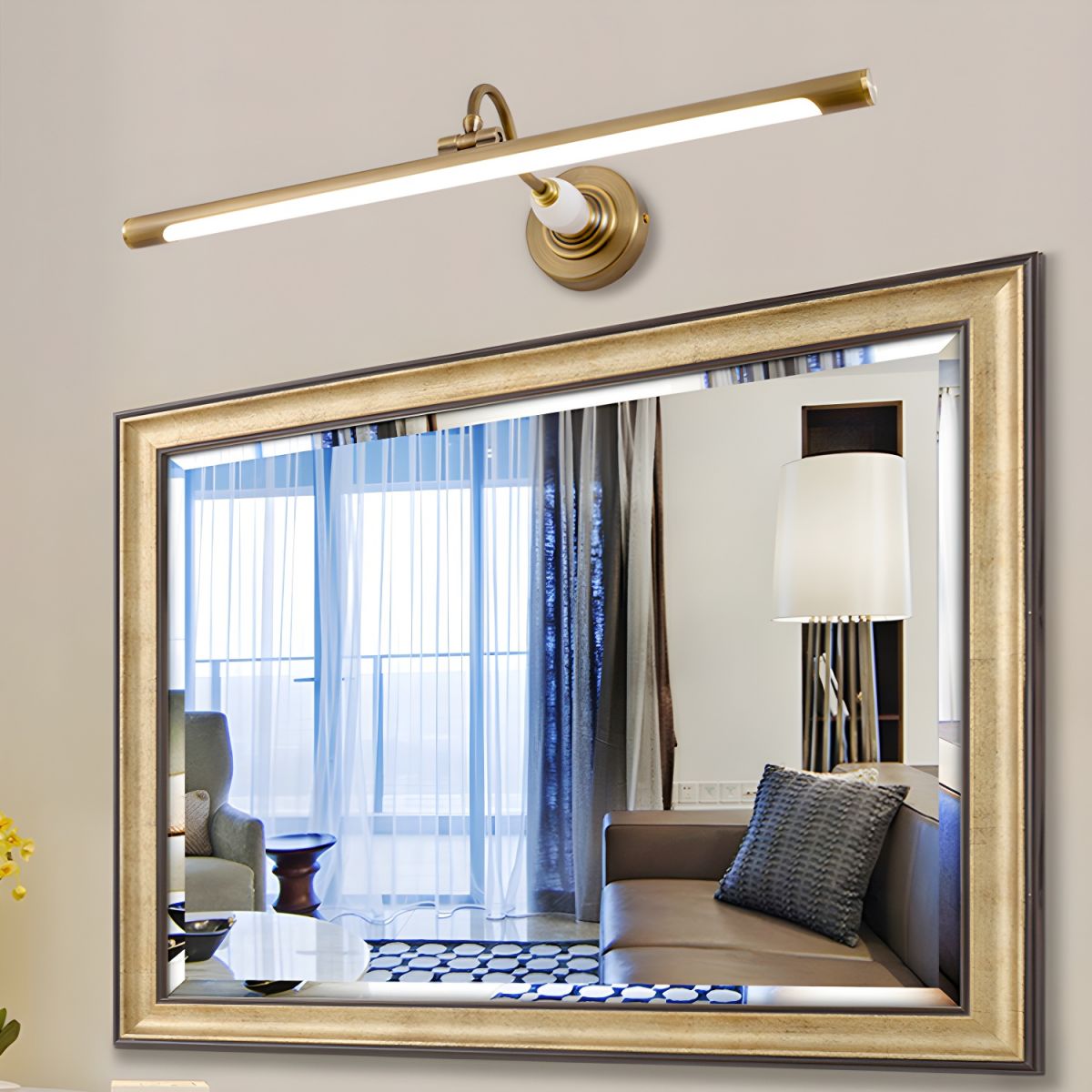 Archer Art Linear Wall Light, Hardwired Wall Sconce, detail 33