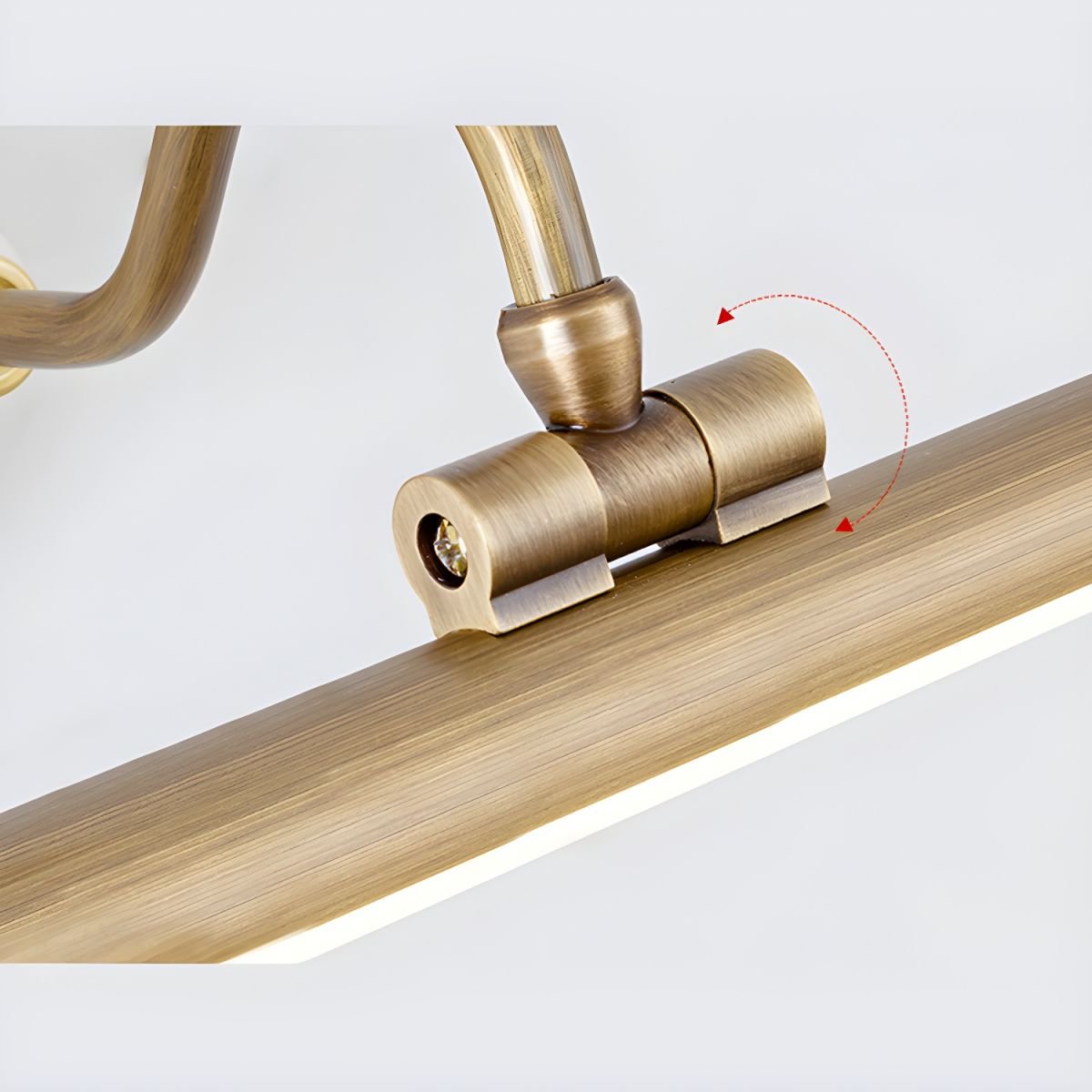 Archer Art Linear Wall Light, Hardwired Wall Sconce, detail 11