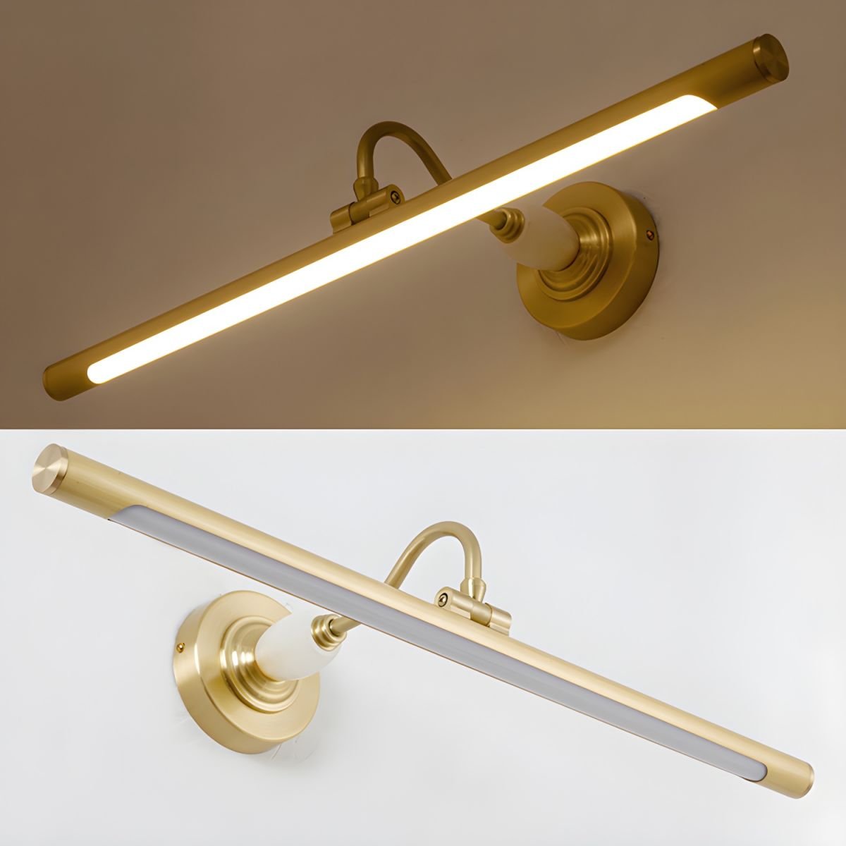 Archer Art Linear Wall Light, Hardwired Wall Sconce, detail 4