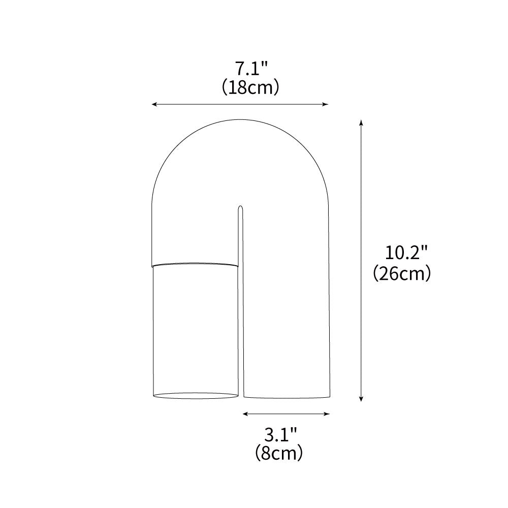 Arcus Wood Wall Lamp 7.1