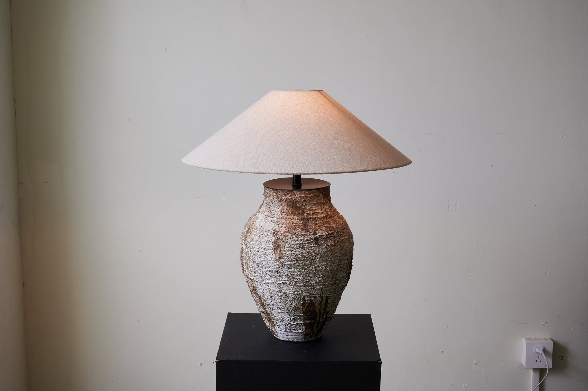 ceramic table lamp shown as a main product image for side tables