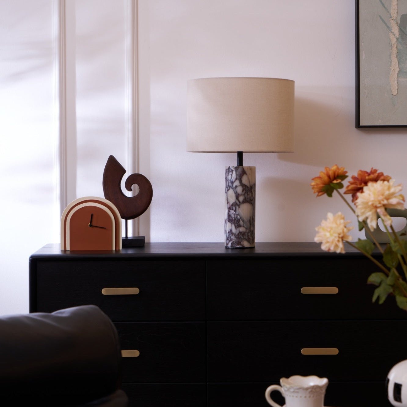 Ardena Marble Table Lamp detail view 6