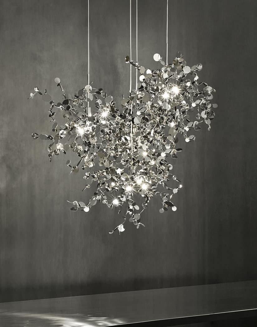 Chandelier detail image with finish, structure, and proportion visible