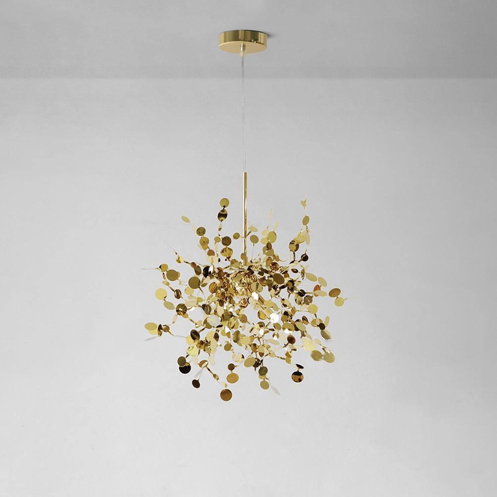 nickel chandelier shown as a main product image for foyers