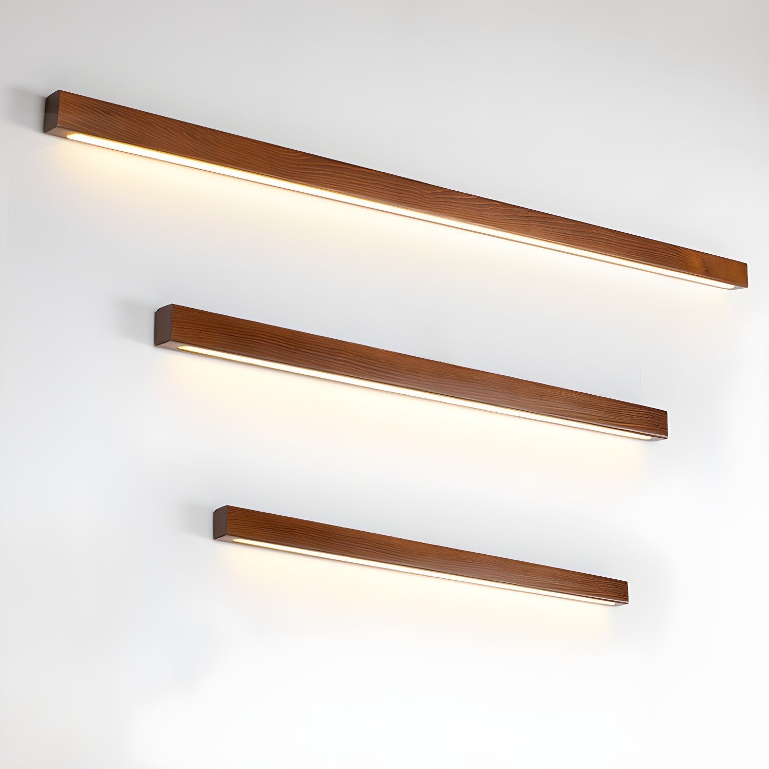 Arlo Linear Wood Wall Light, Hardwired Wall Sconce, detail 10