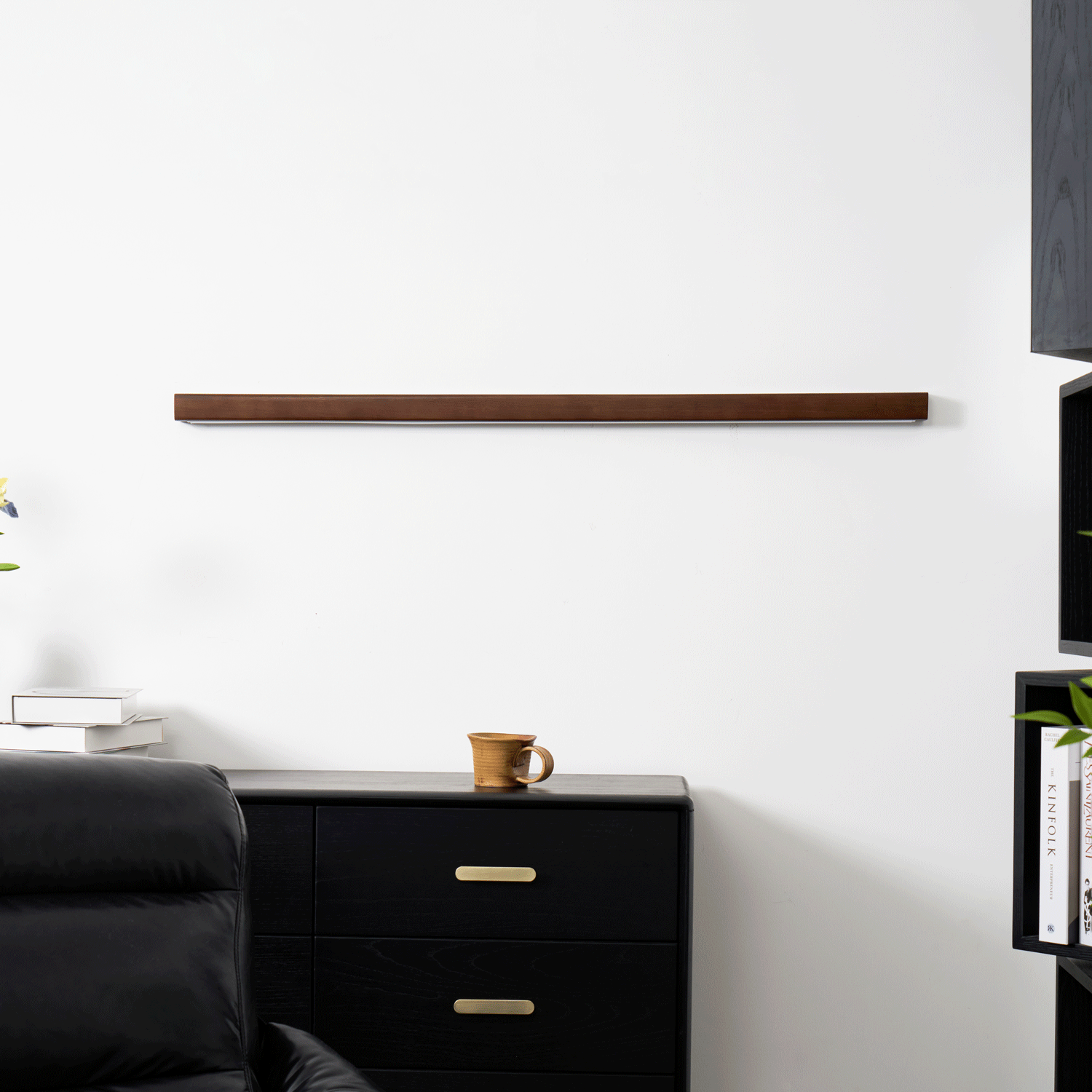 Arlo Linear Wood Wall Light, Hardwired Wall Sconce, detail 24