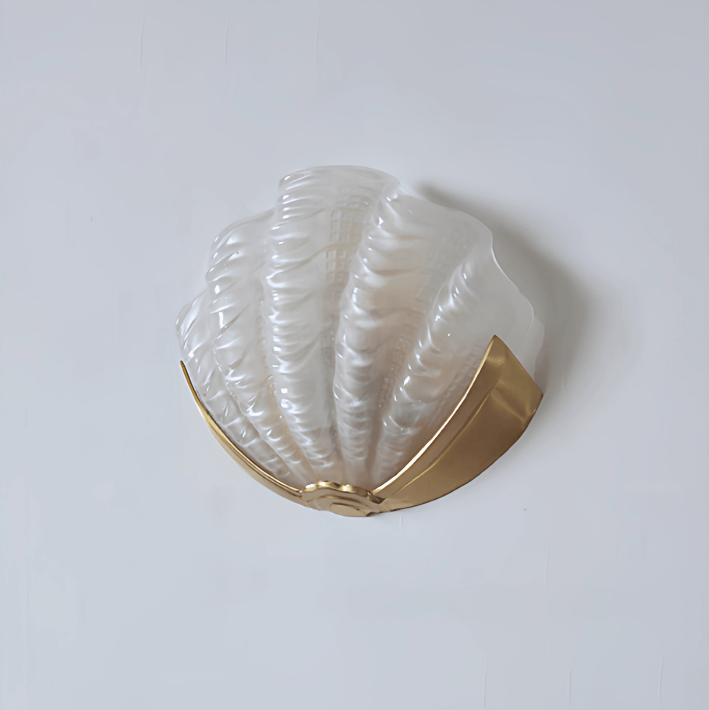 Art Deco Scallop Wall Sconce