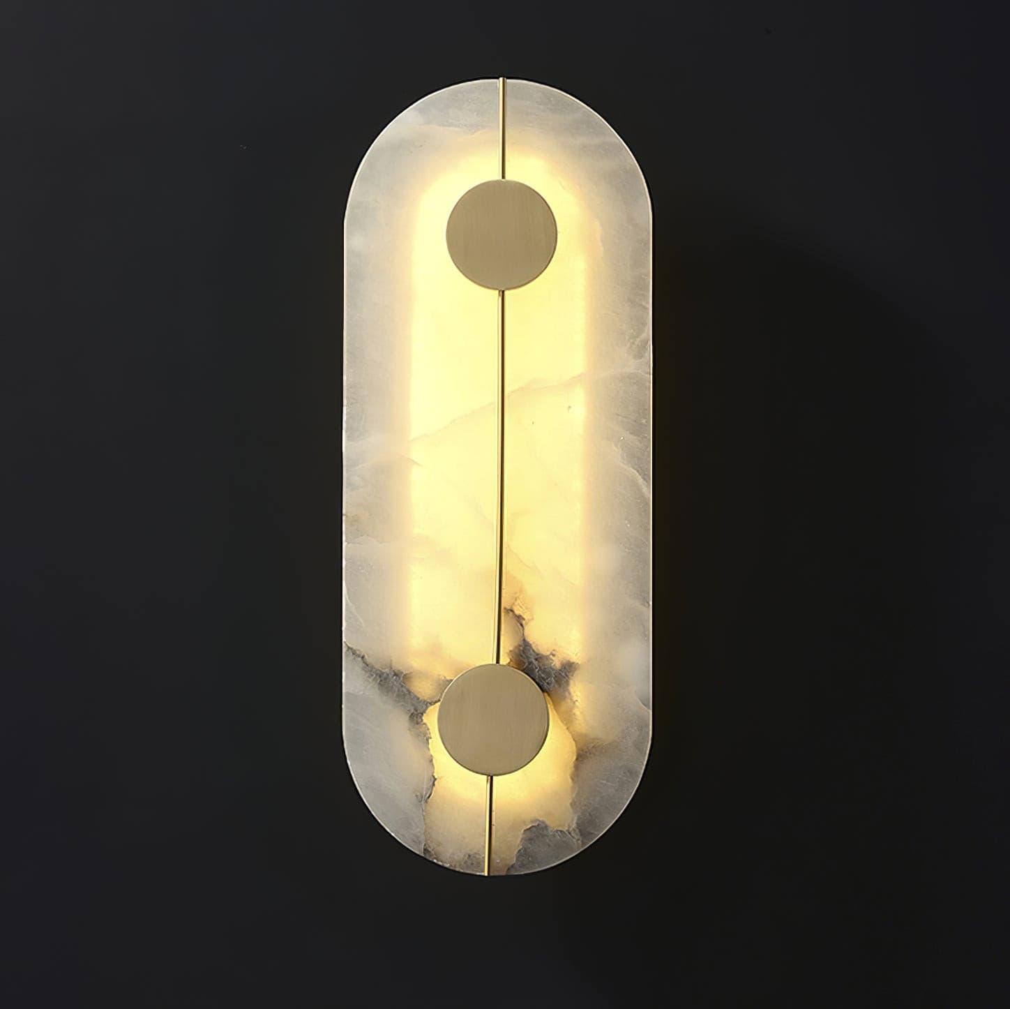 Artistic Alabaster Wall Light, Hardwired Wall Sconce, detail 28