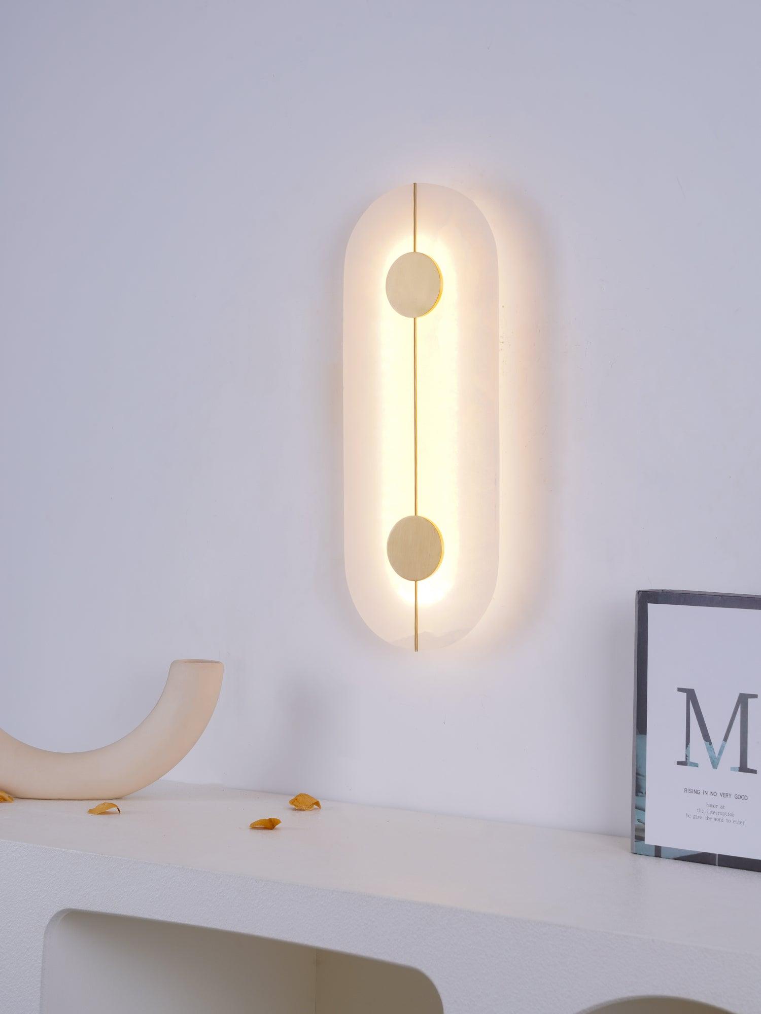 Artistic Marble Wall Light, Bedroom Wall Sconce, detail 4