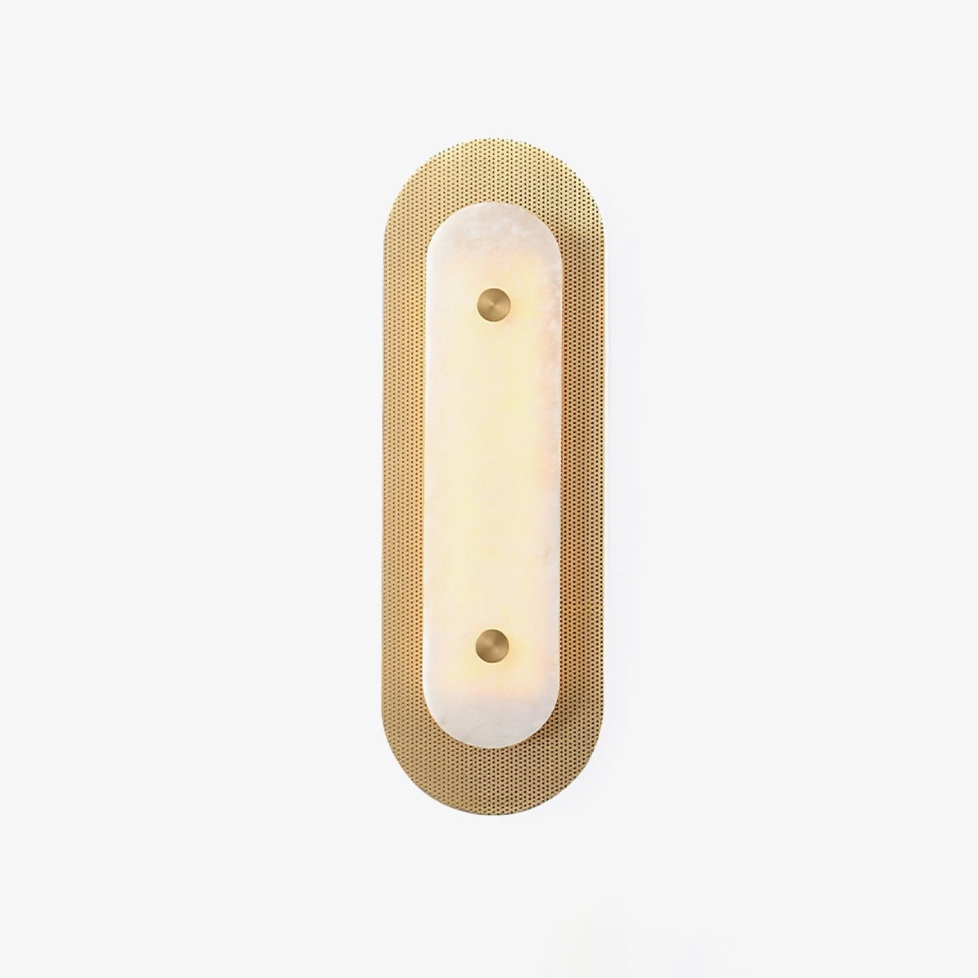 Asher Horizon Wall Light, Hardwired Wall Sconce, Brass, Dia 20cm x H 60cm