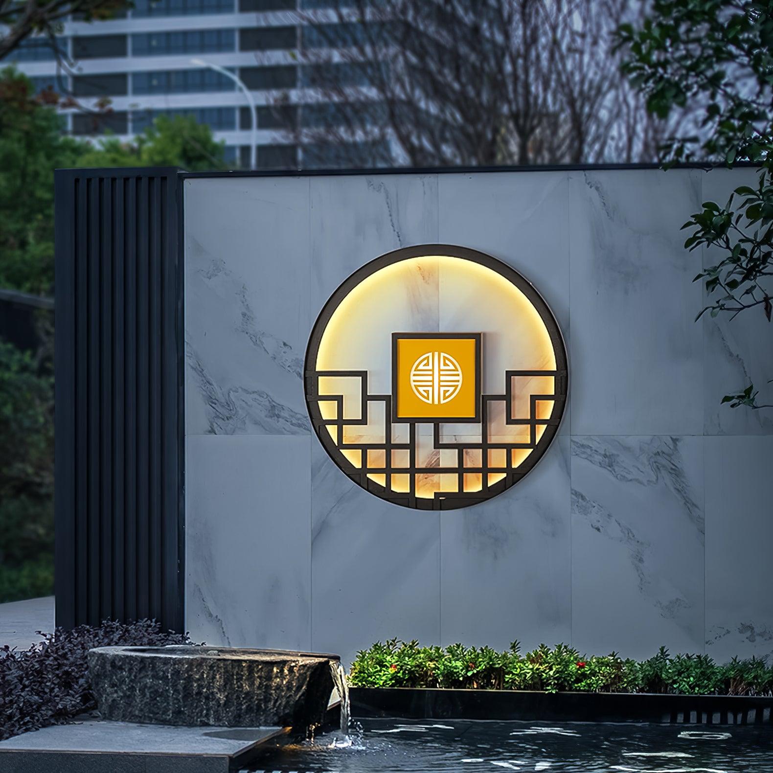 Circular Exterior Wall Light, Outdoor Wall Light, detail 16