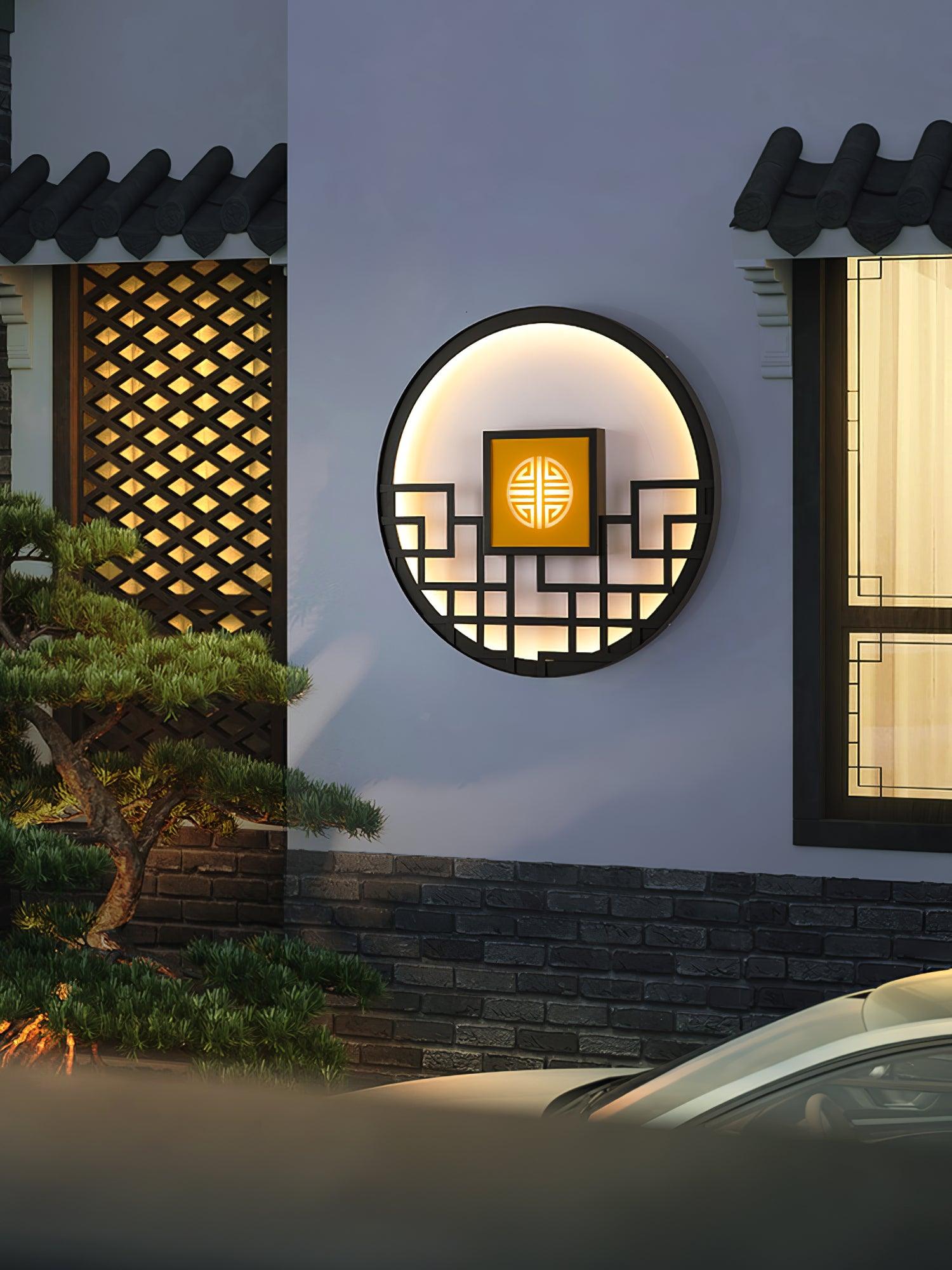 Circular Exterior Wall Light, Outdoor Wall Light, detail 18
