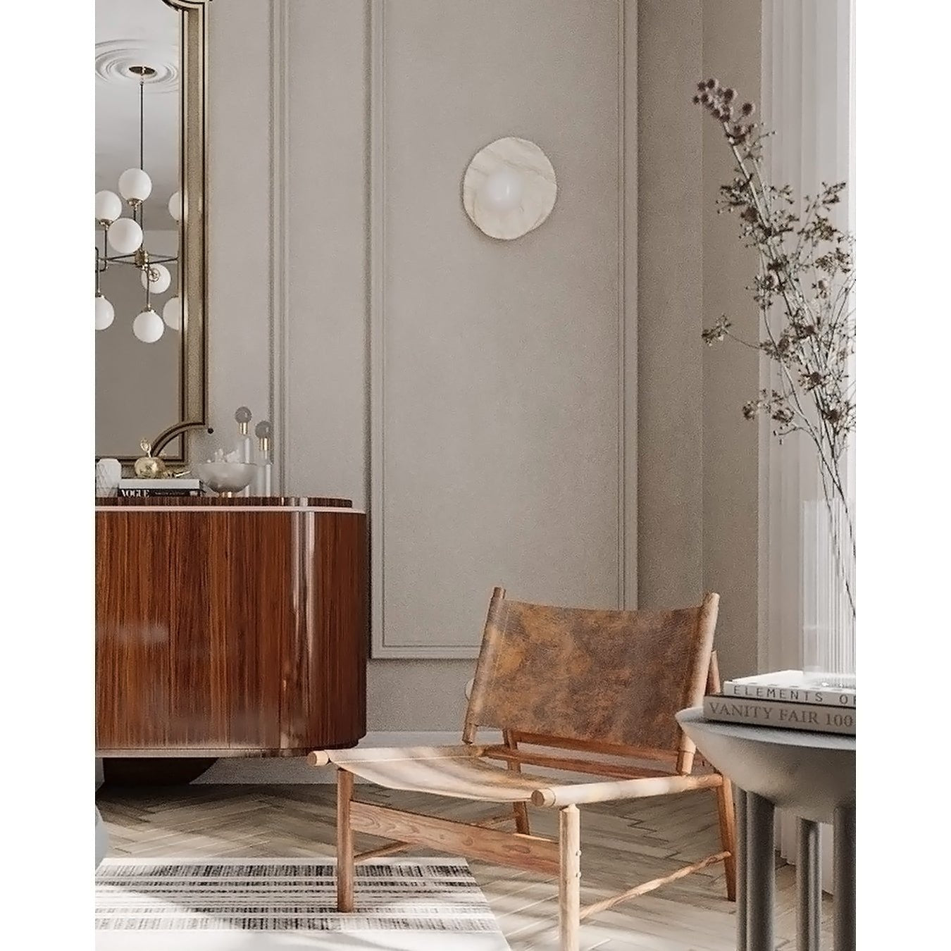 Astr Stone Wall Sconce