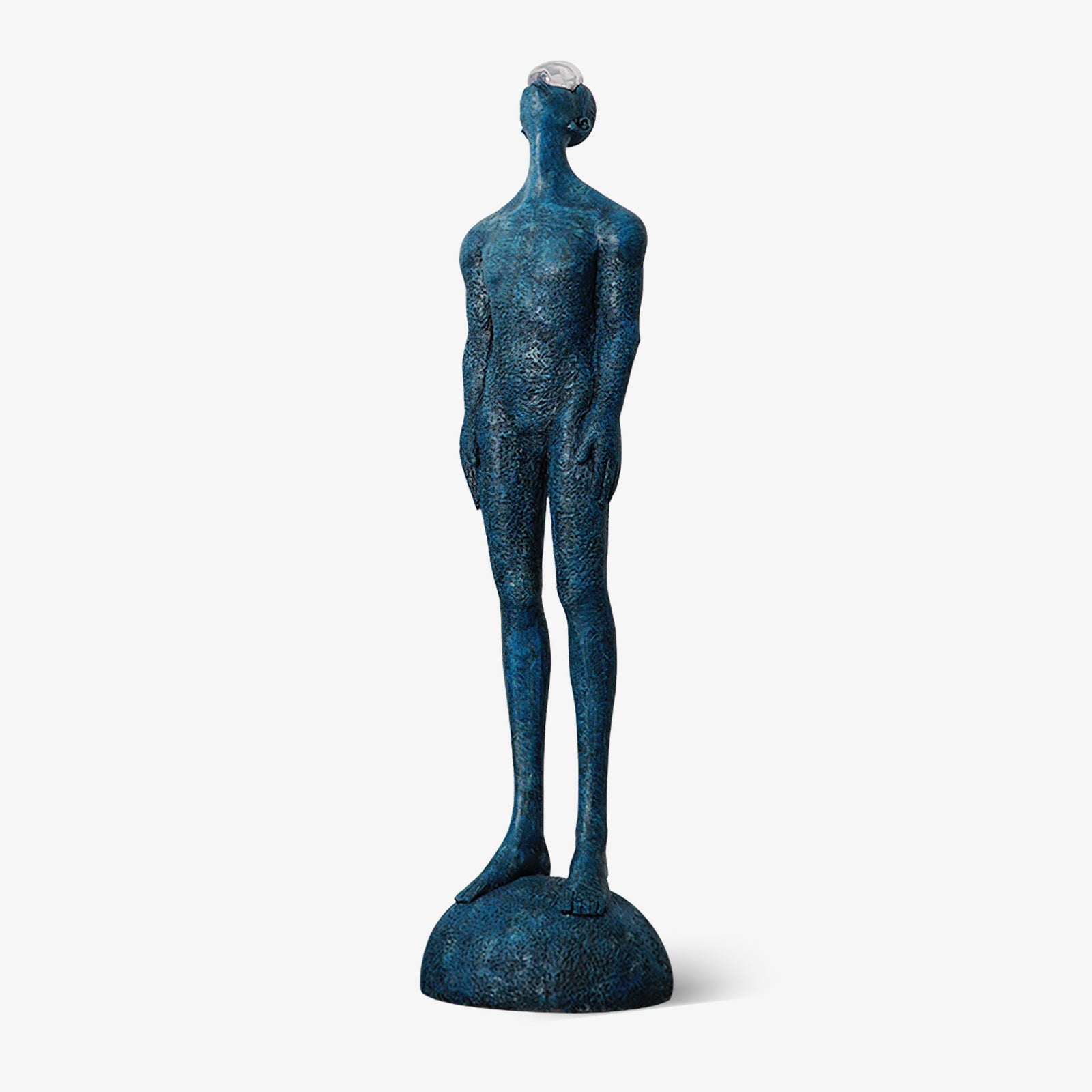 Atlas Guardian Sculpture Floor Lamp