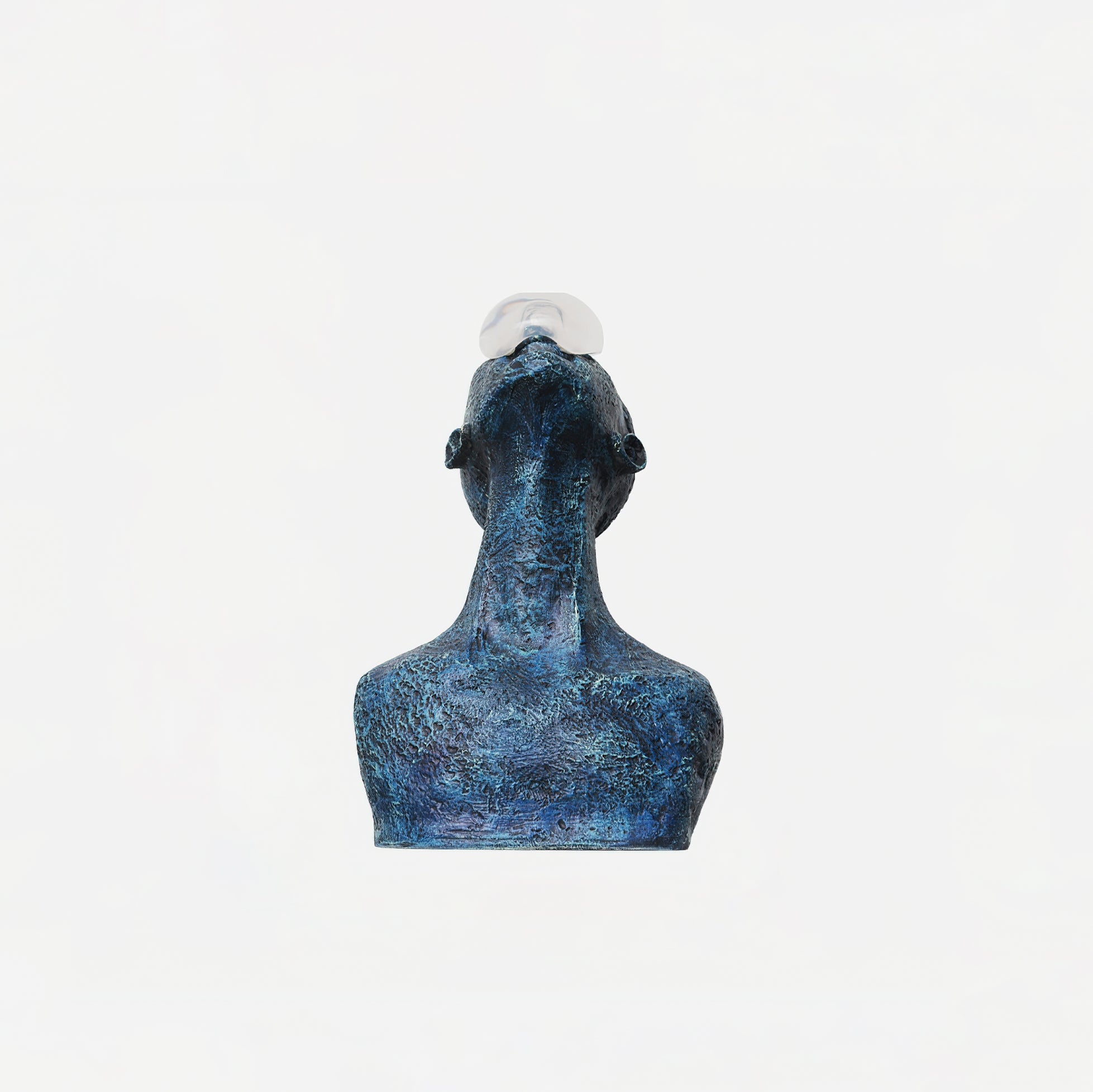 Atlas Guardian Sculpture Table Lamp