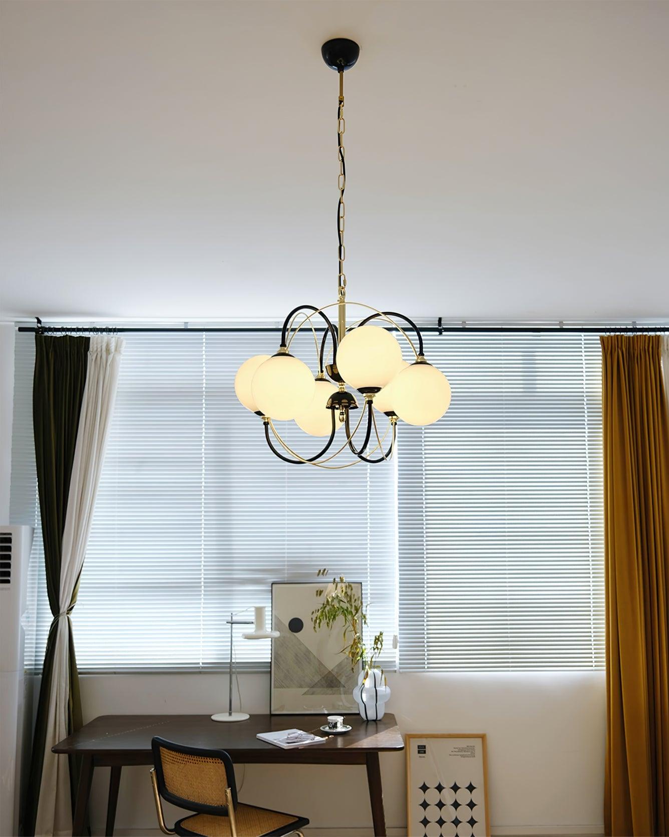 Atomic Orbit Chandelier 23.6