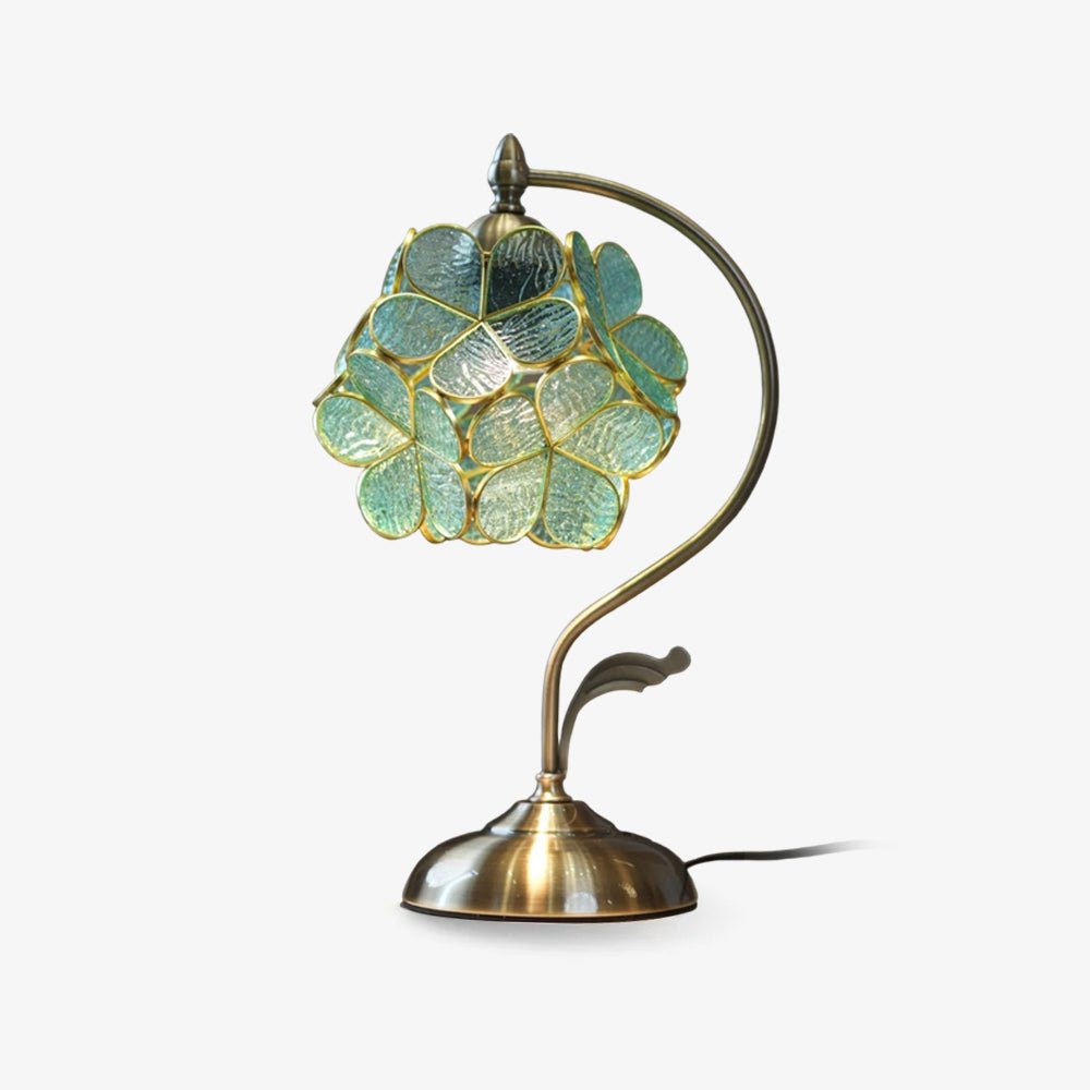 Aurelia Leaf Table Light, Bedside Table Lamp, Glass, Φ 6.3 ̄ x H 16.9 ̄