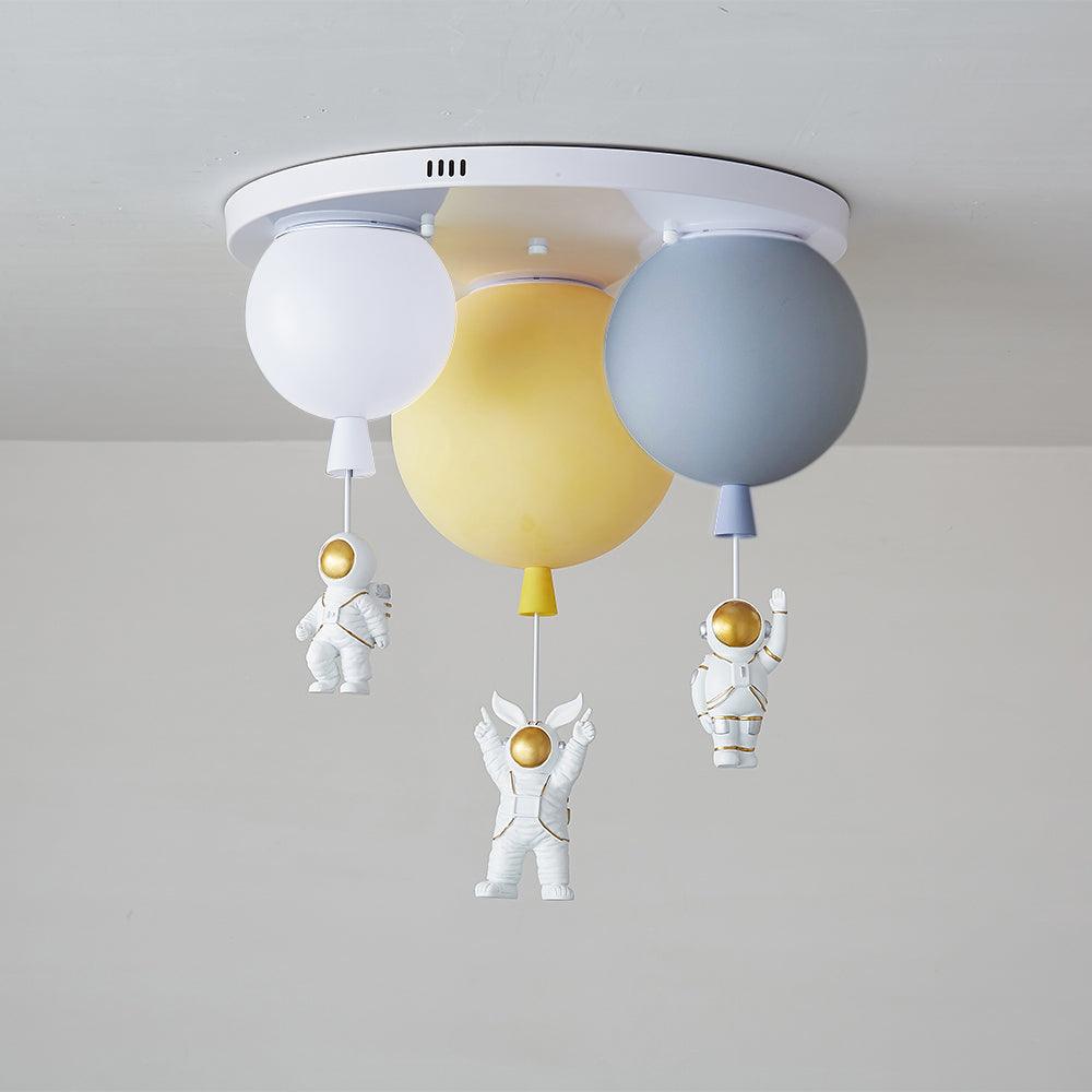 Frosted Balloon Combination Overhead Lamp Ceiling Light