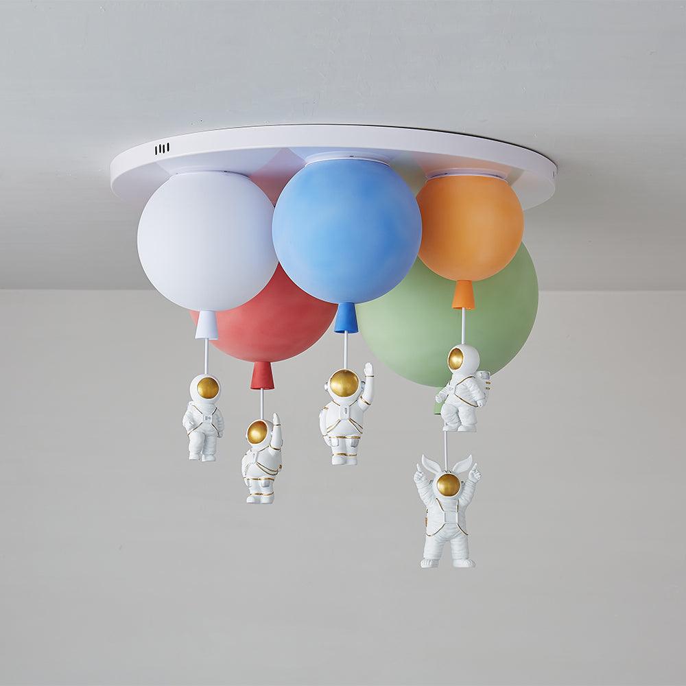 Frosted Balloon Combination Overhead Lamp Ceiling Light