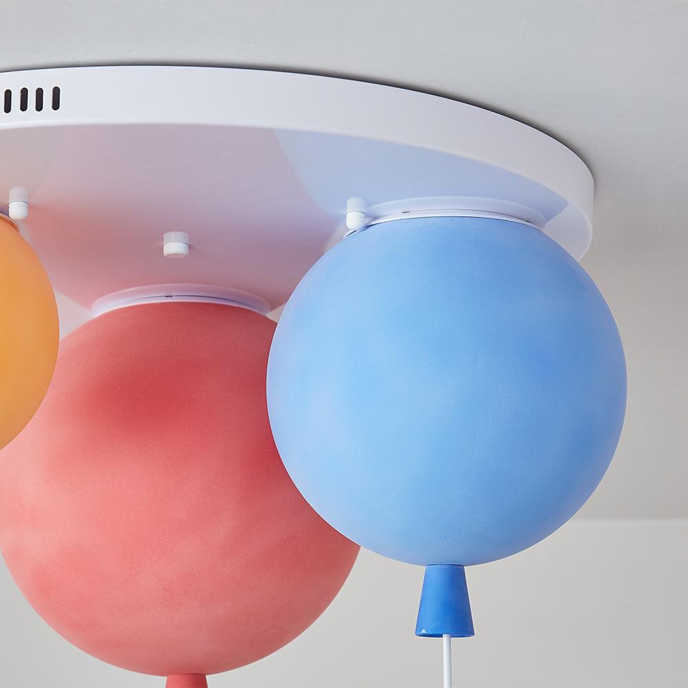 Frosted Balloon Combination Overhead Lamp Ceiling Light
