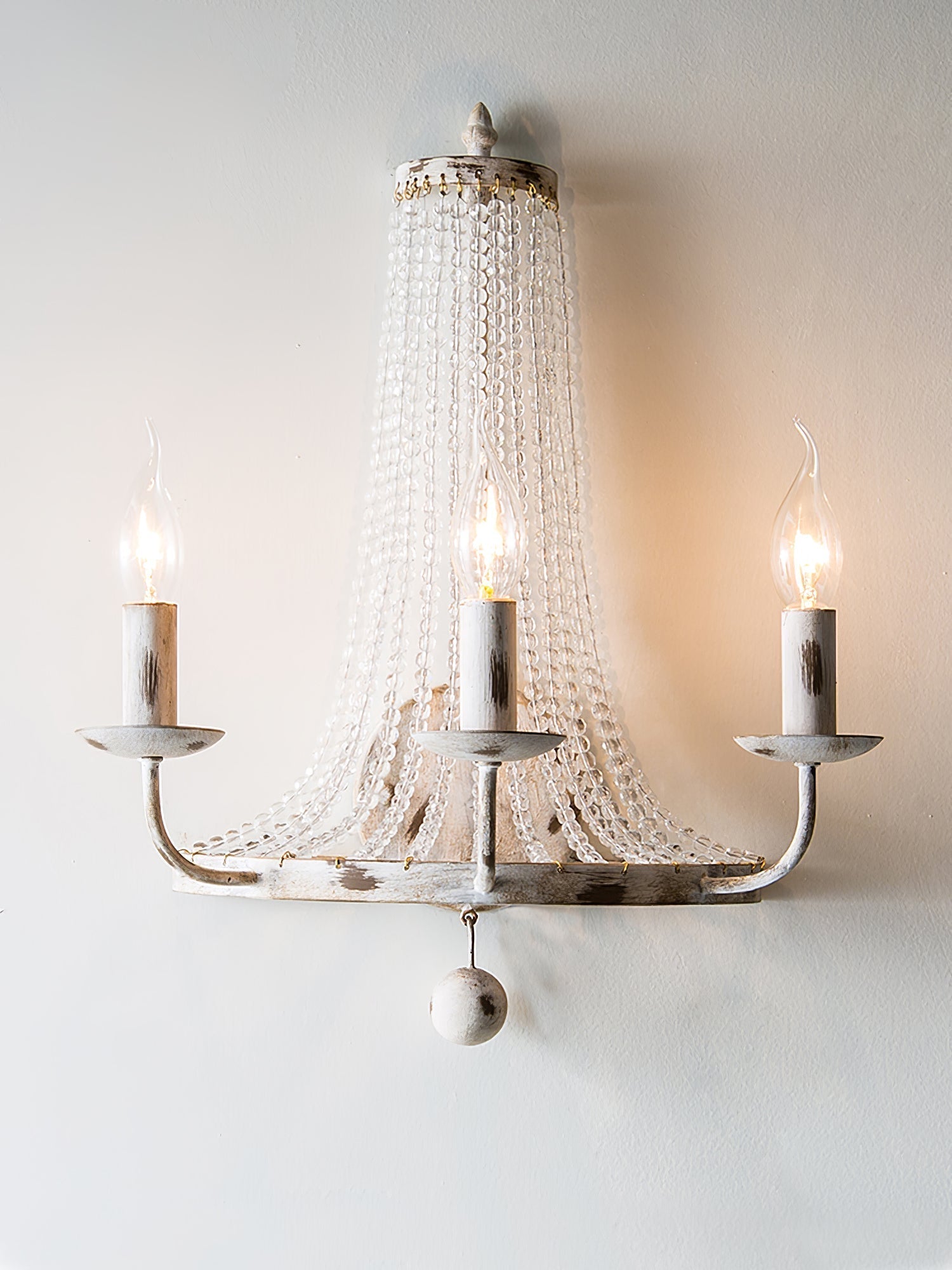 Basket Crystal Wall Sconce