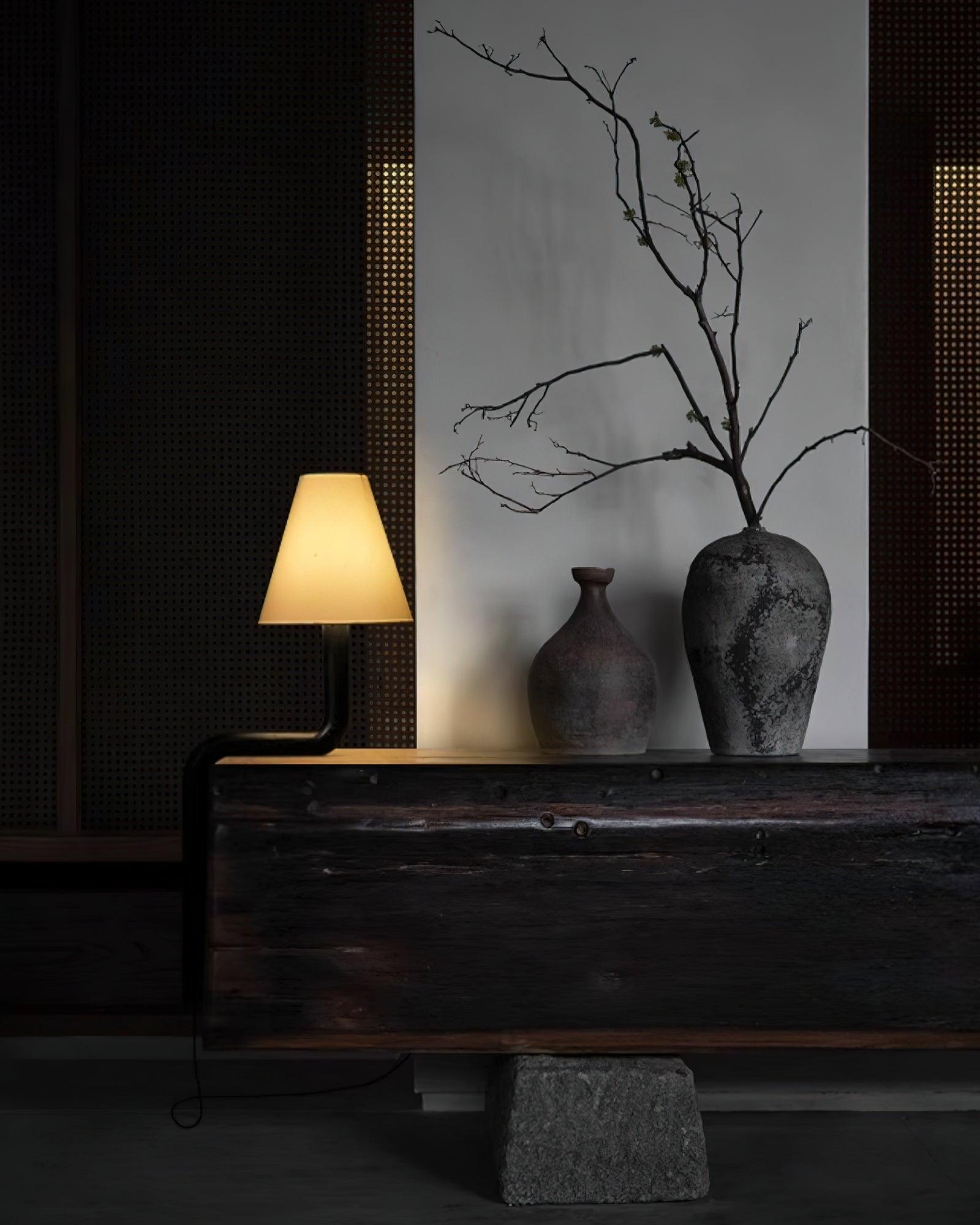 Bend Wood Table Lamp 8.7