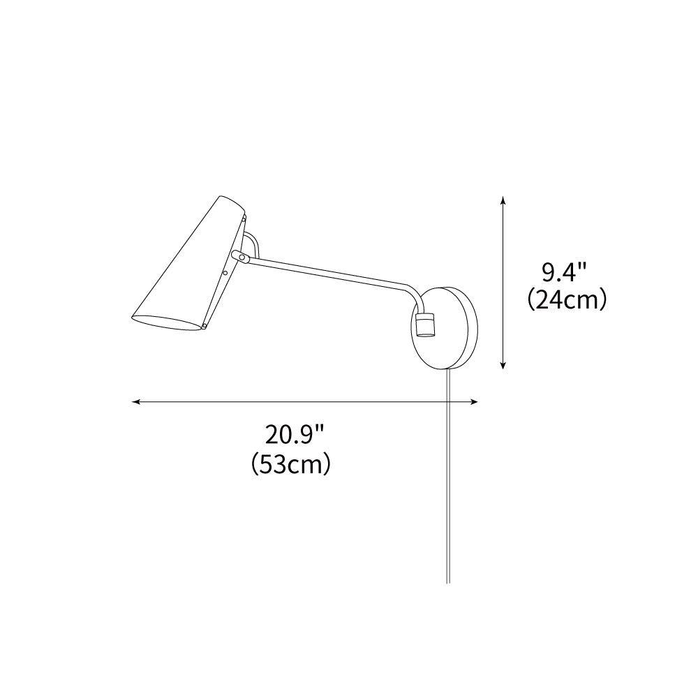 Birdy Plug-in Wall Lamp 20.9