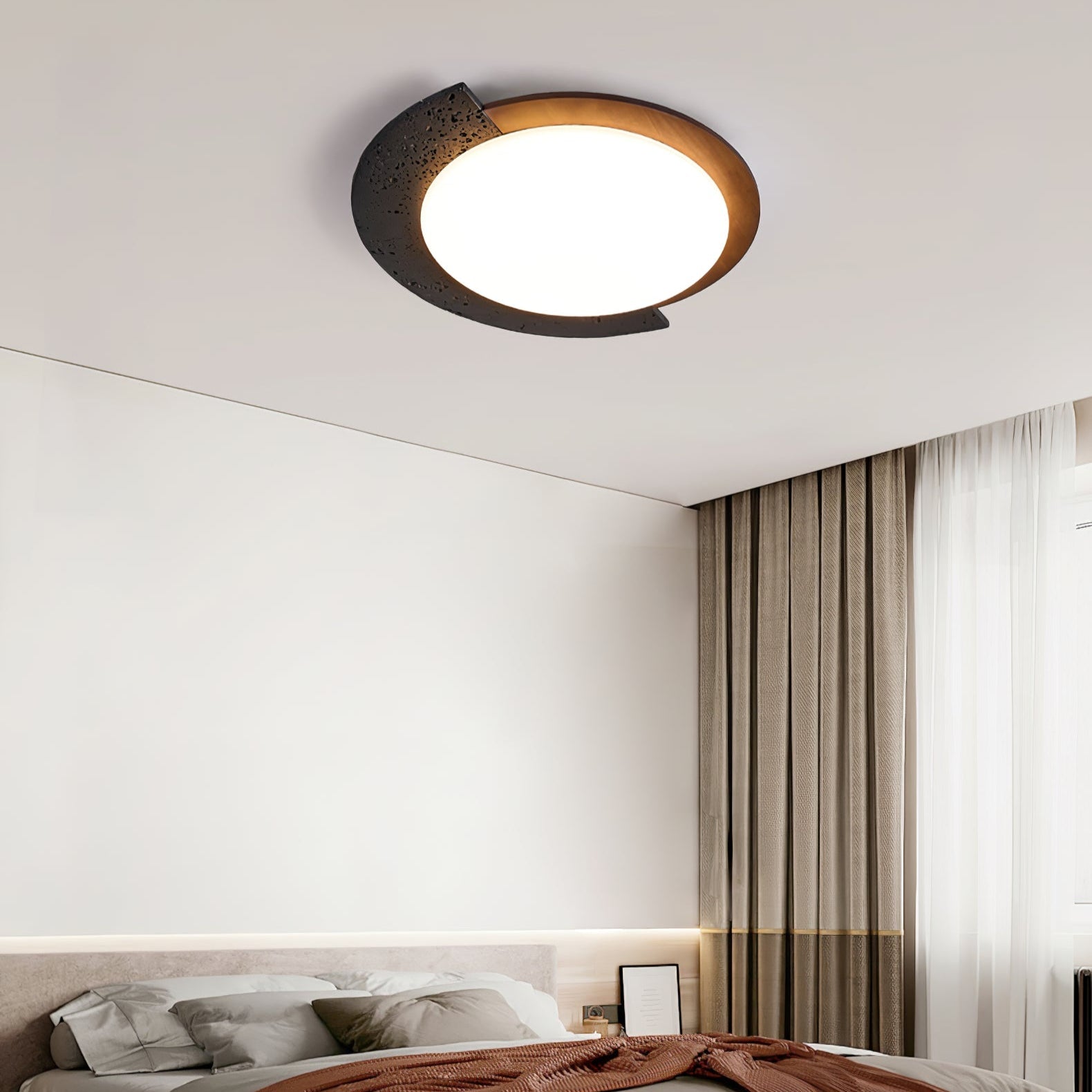 Blackhole Stone Ceiling Light detail view 2