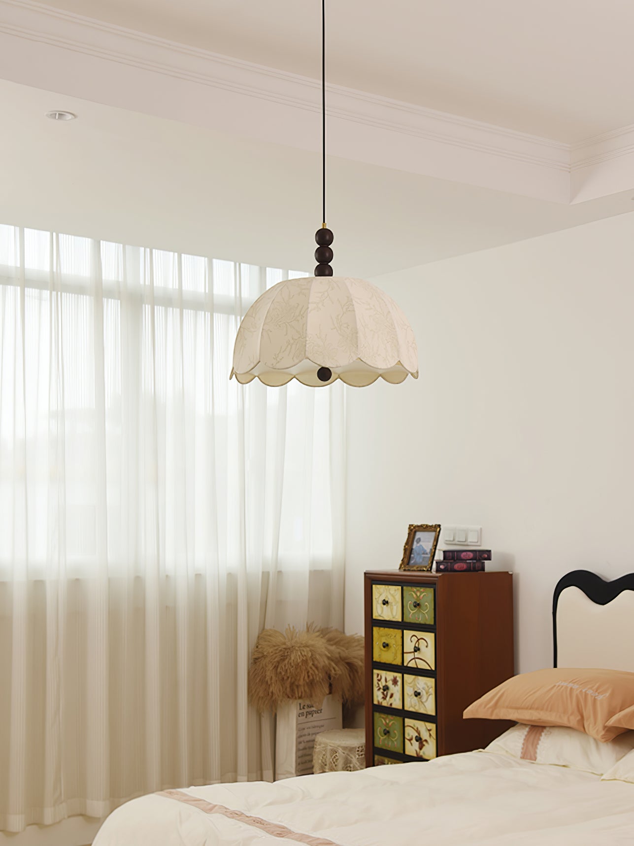 Blossom Fabric Pendant Light detail view 11