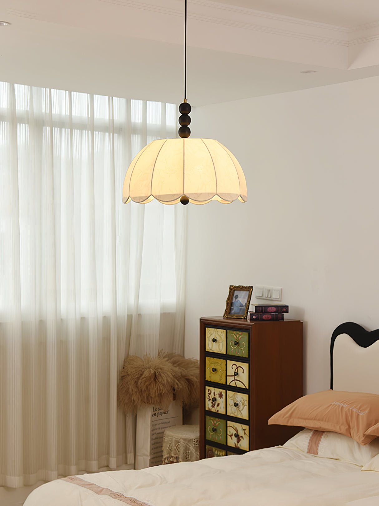 Blossom Fabric Pendant Light detail view 5