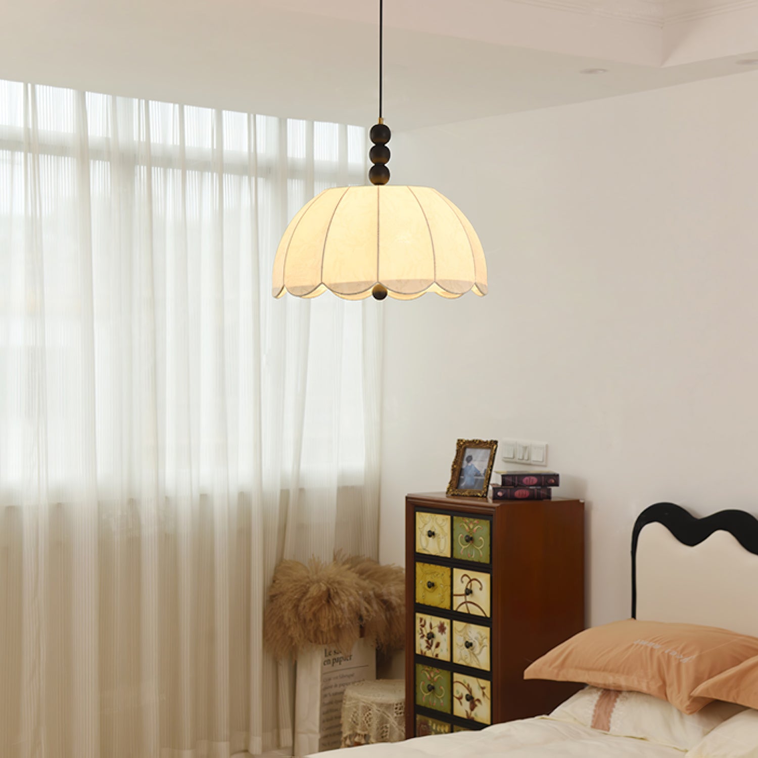 Blossom Fabric Pendant Light detail view 13
