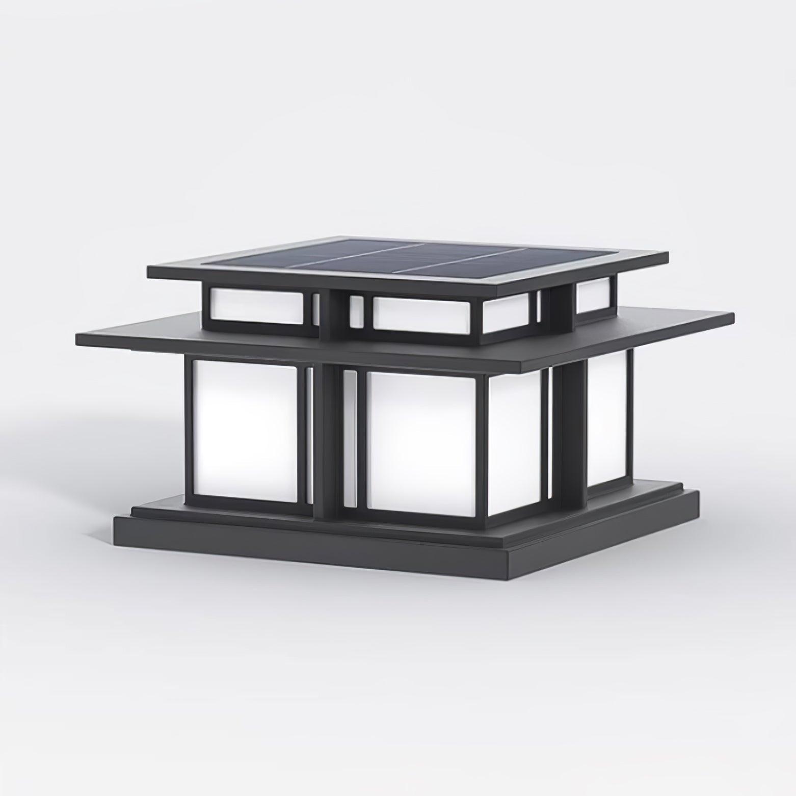 Boilyn Pillar Solar Outdoor Light Table Lamp