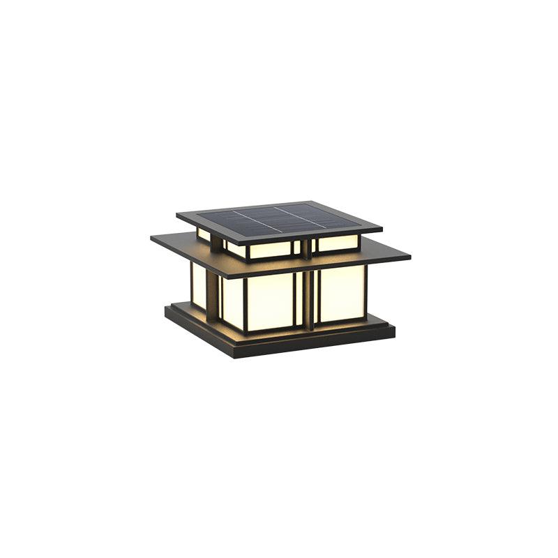 Boilyn Pillar Solar Outdoor Light Table Lamp