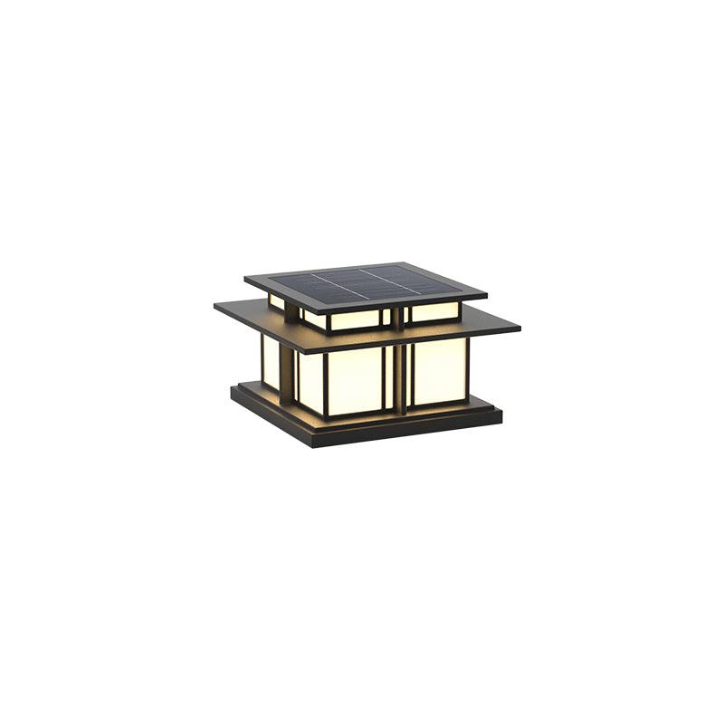 Boilyn Pillar Solar Outdoor Light Table Lamp