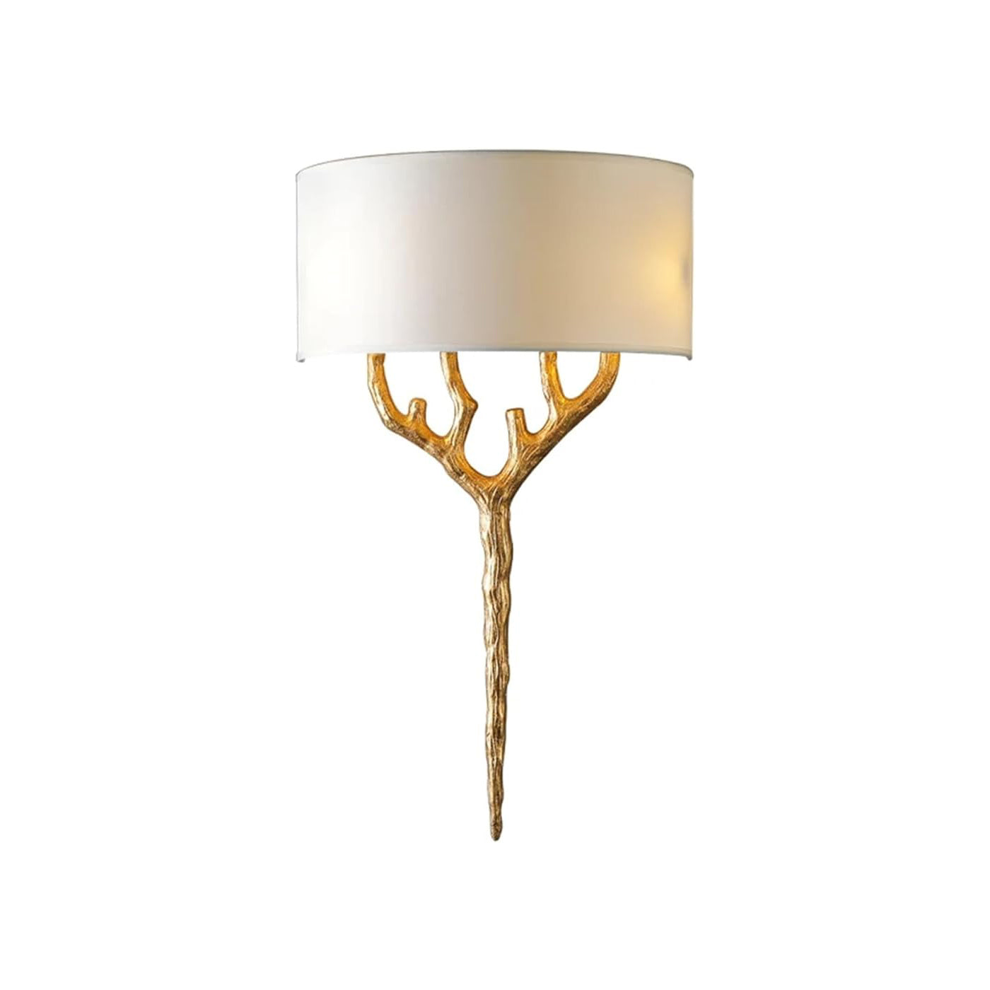 Brass Branch Wall Light, Hardwired Wall Sconce, detail 16