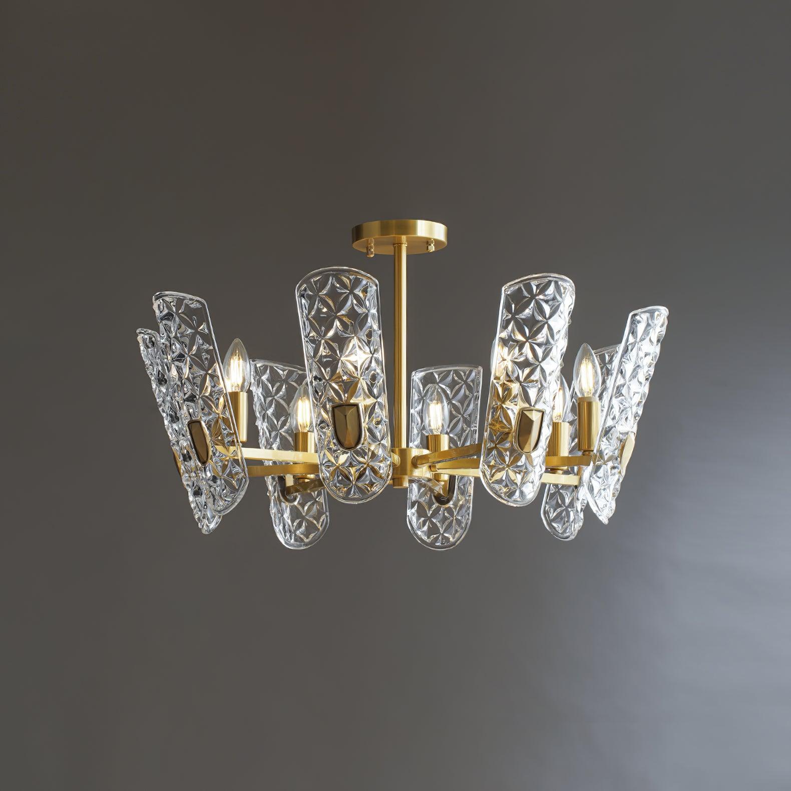 Chandelier detail image with finish, structure, and proportion visible