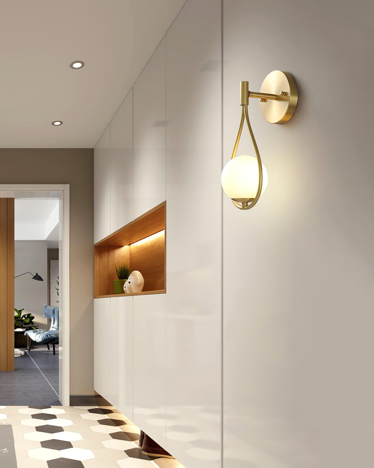 Brass Vanity Wall Lamp 5.3