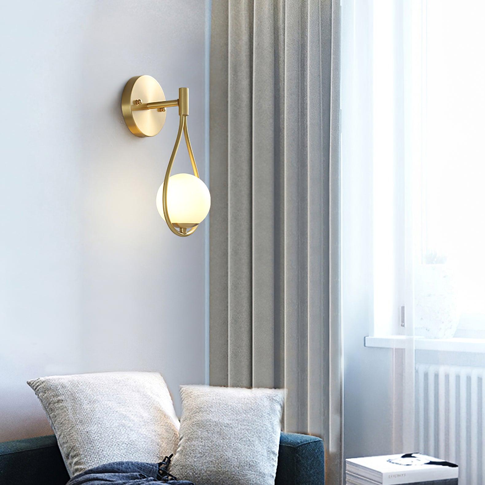 Brass Vanity Wall Lamp 5.3