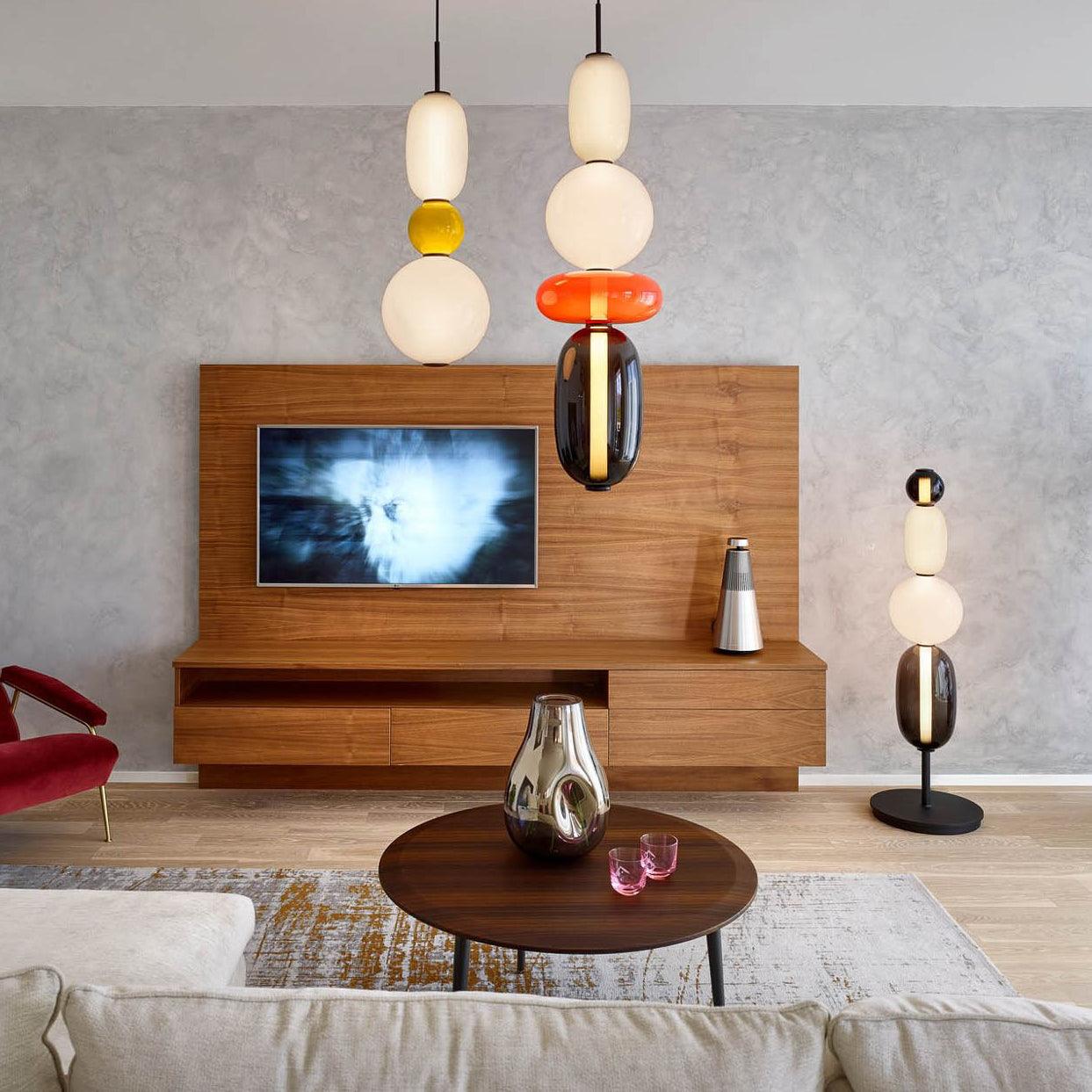 Candied Glass Combo Pendant Light
