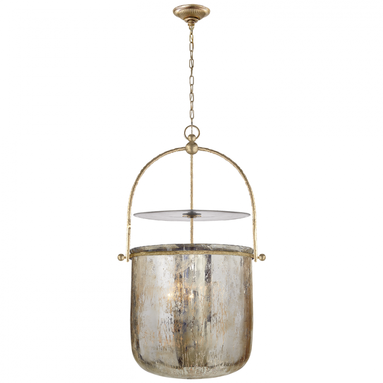 Cairn Pendant, 1-Light, Standard Height, LED, Sterling detail view 2