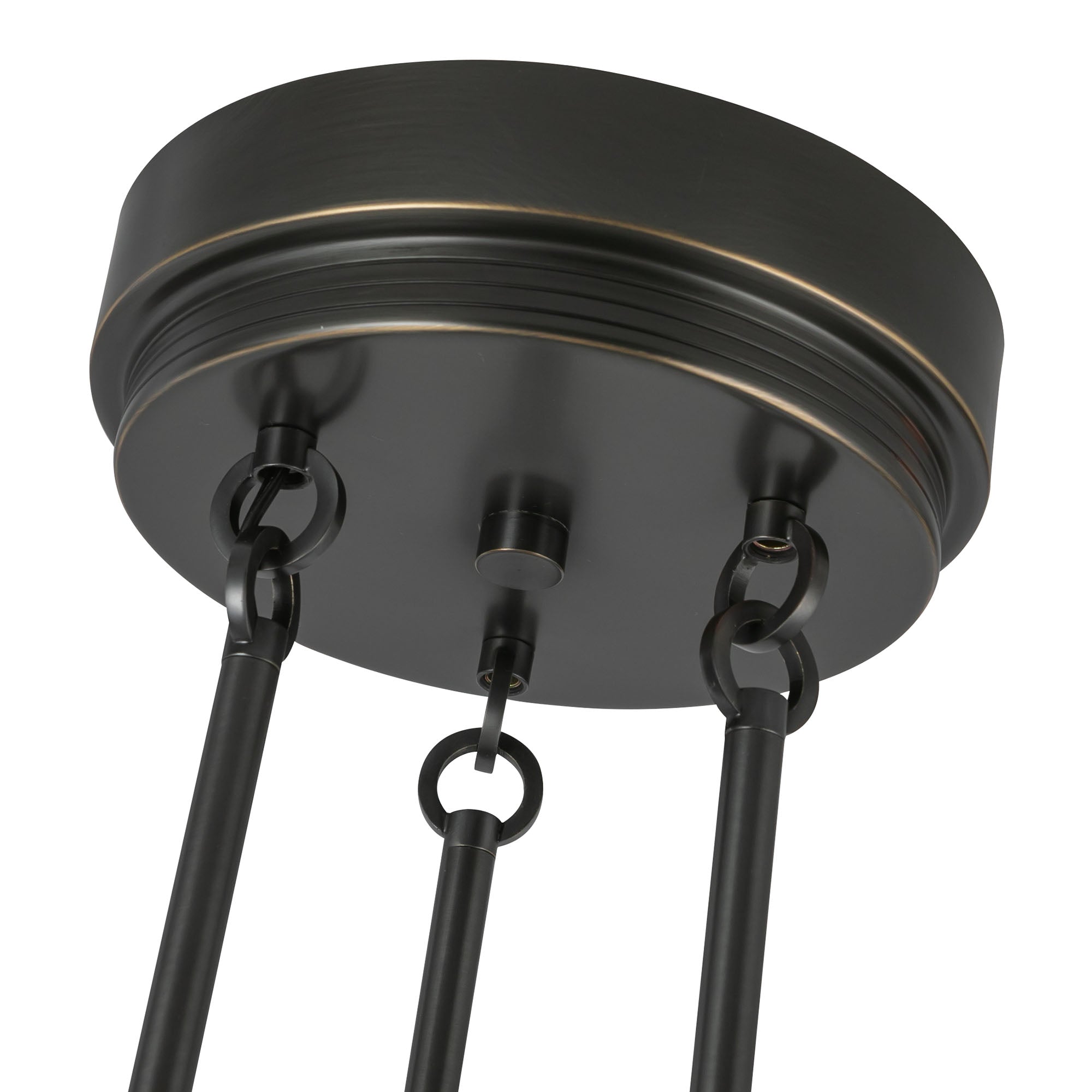 Colette LED Chandelier Urban Bronze/Alabaster